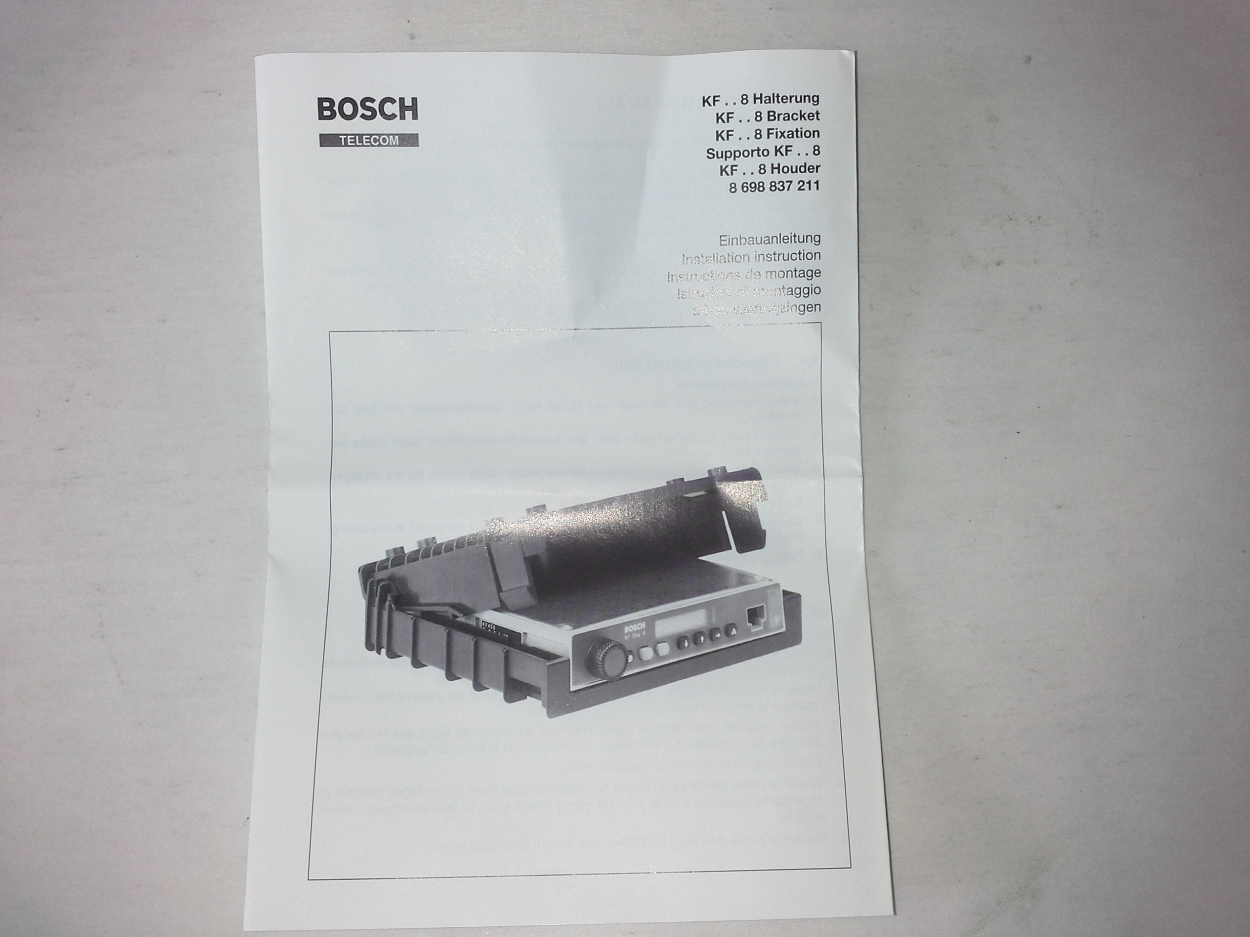 Bosch KF-8 Halterung