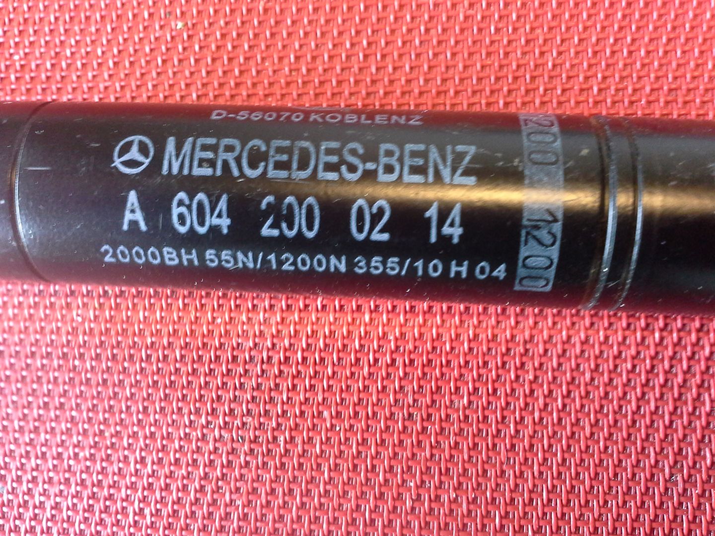 Mercedes-Benz A 604 200 02 14, Motordämpfer, Schwingungsdämper, Fahrzeug, Wolf 250 GD