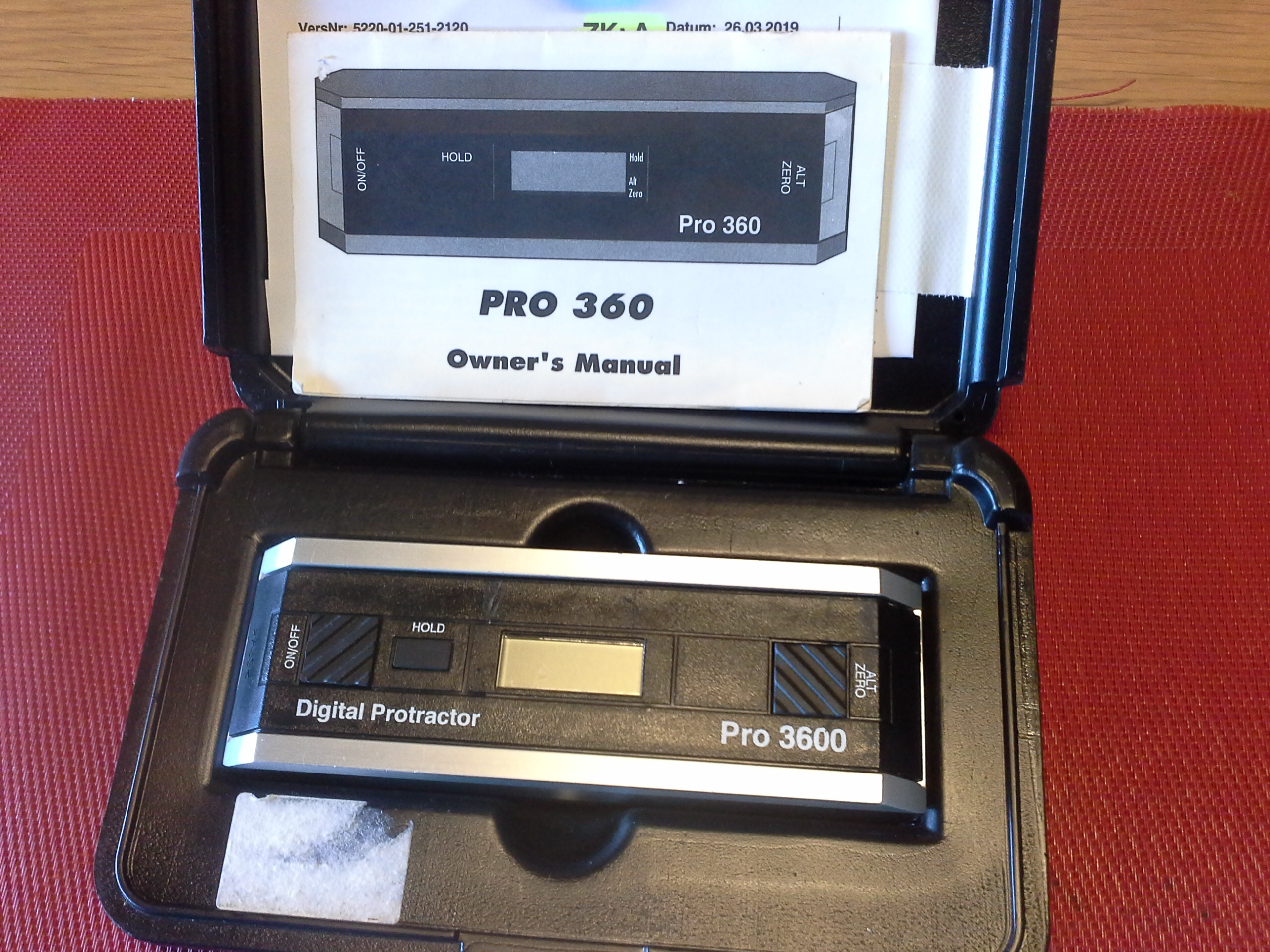 Digital Protractor, Elektronischer Wasserscalensensor Pro 3600