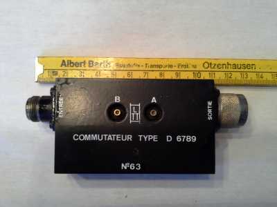 Commutateur (Schalter) Typ D 6789