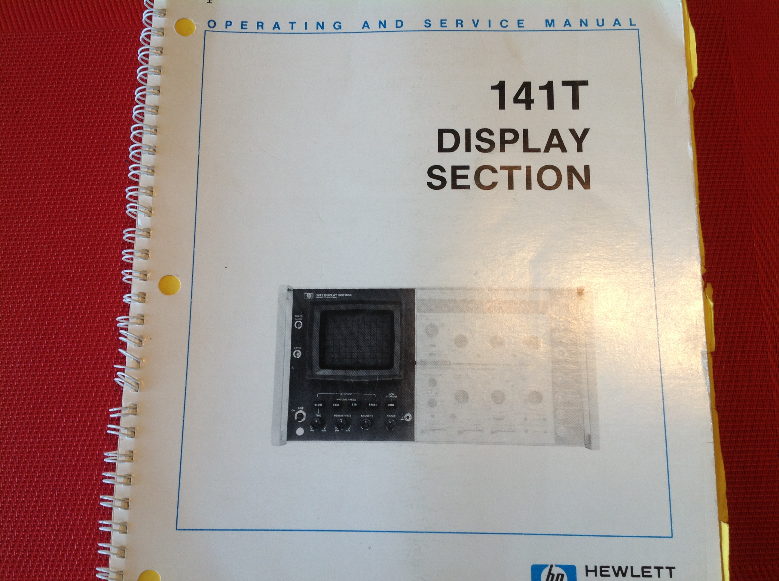 Hewlett Packard 141T Display Section