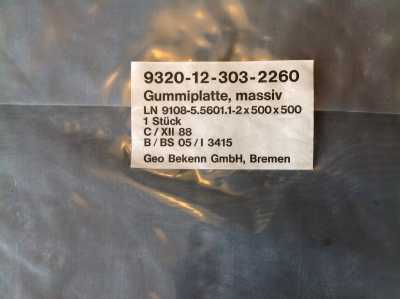Anti-Rutschmatte 50 x 50 x 0,2 Gummi