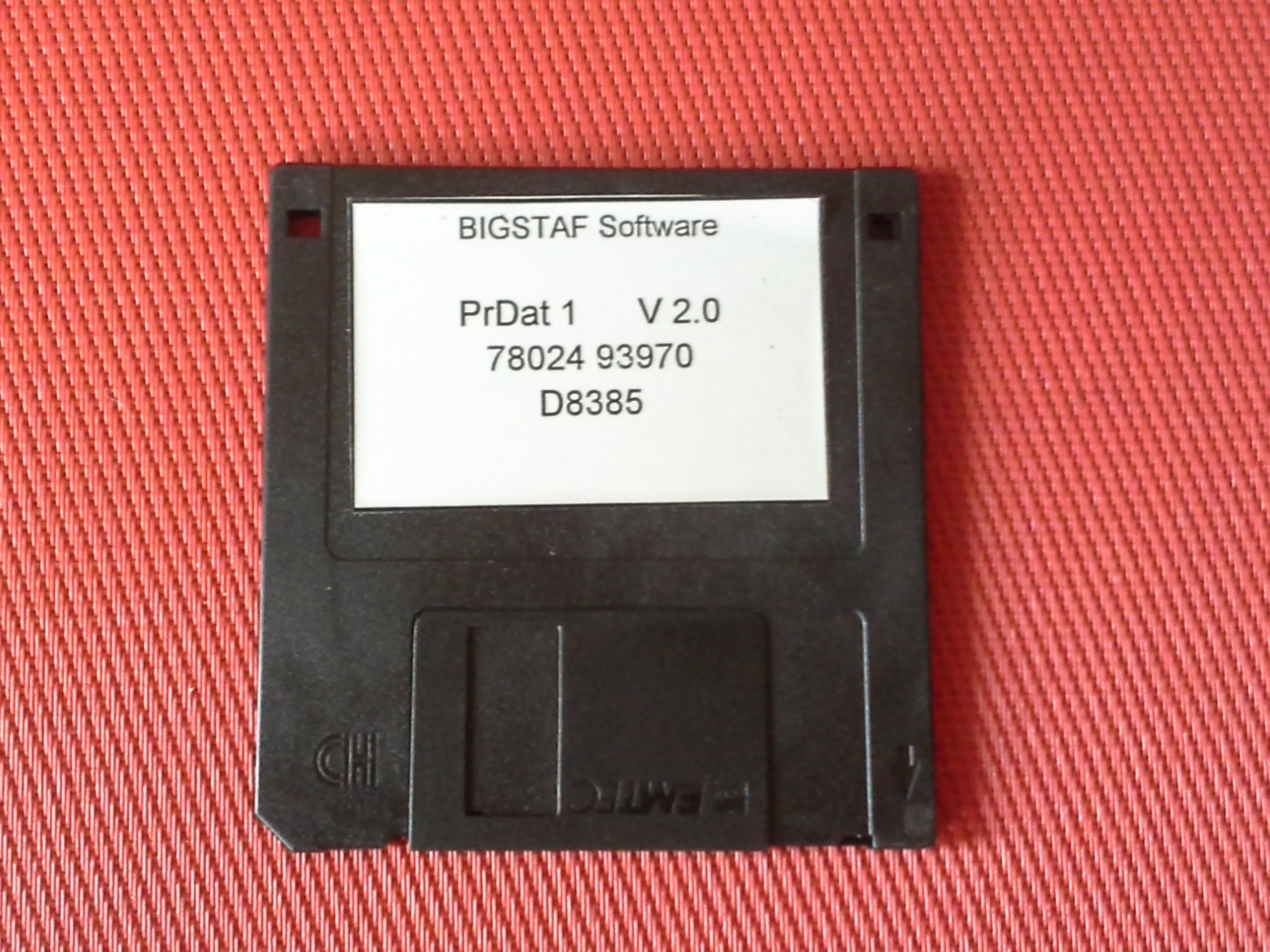 Bigstaf Software PrDat 1 - V2,0 / 3,5" Diskette