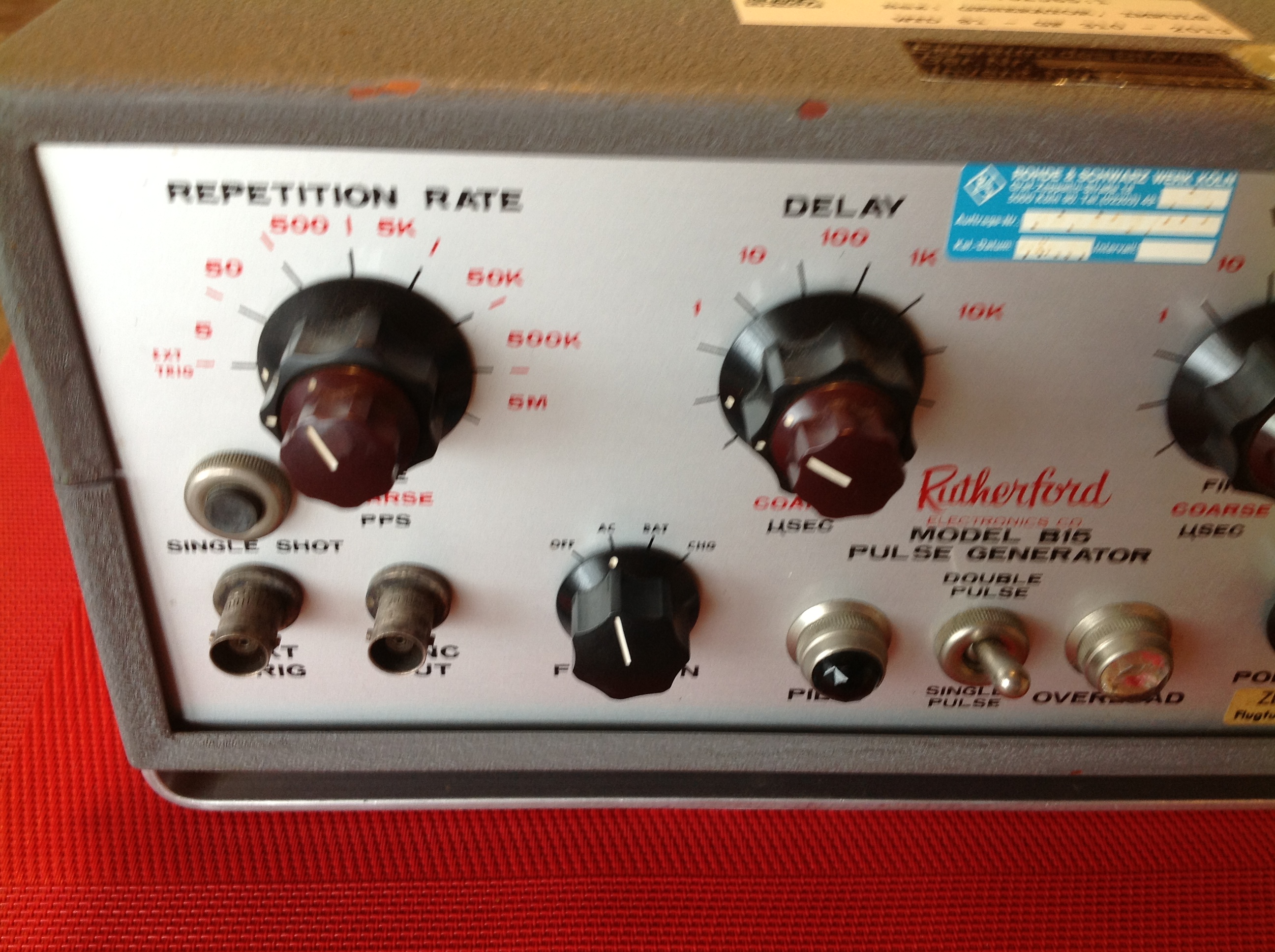 Rutherford Model B15 Impuls-Pulse Generator