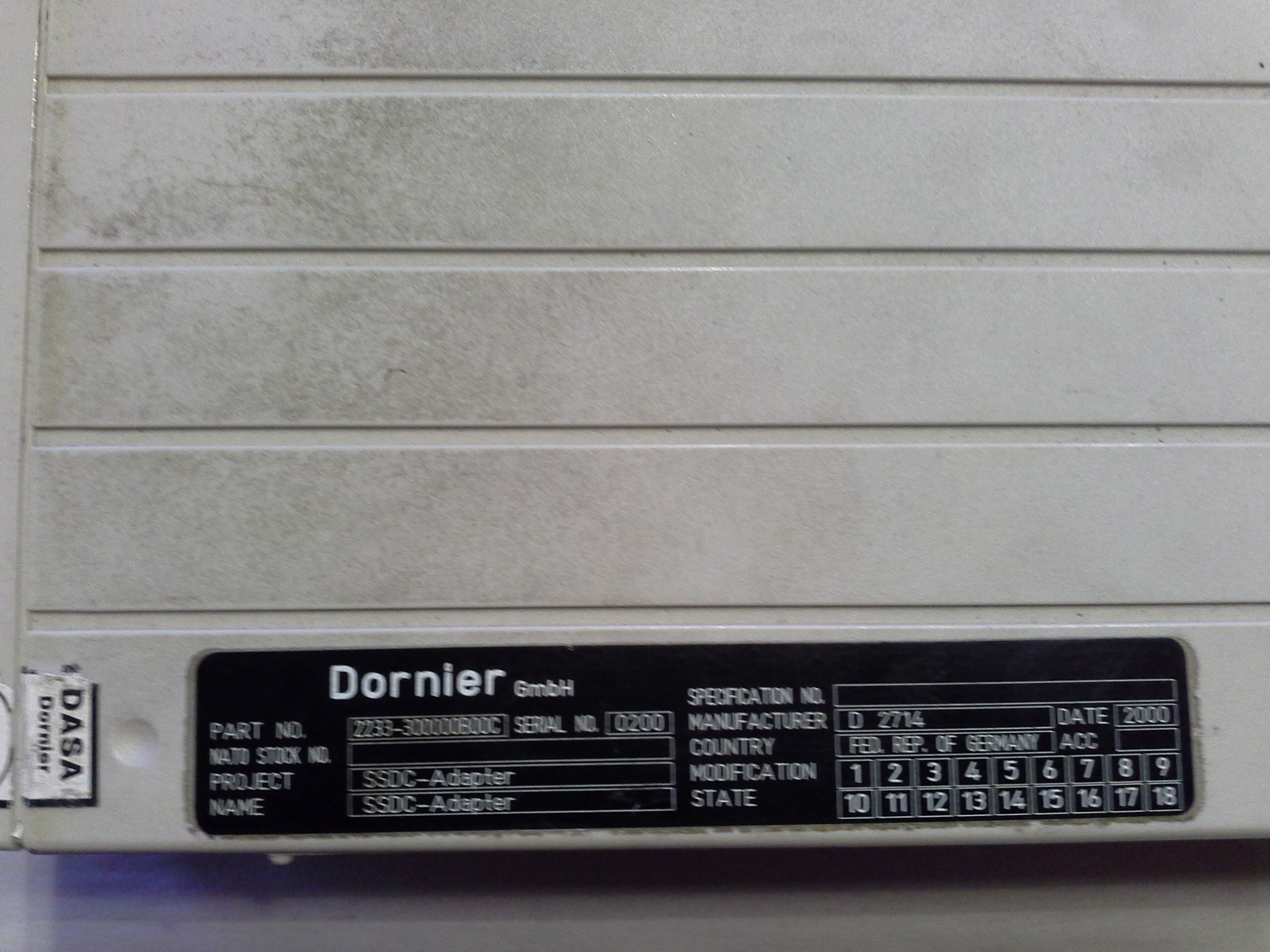 Dornier SSDC-Adapter 2233-300000B00C