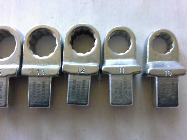 1 Satz Einsteck-Ring-Schlüssel ½ Antrieb - 7 Stück"