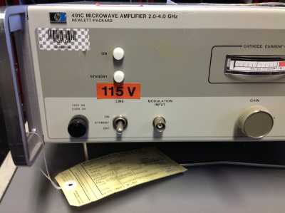 Hewlett Packard 491C Microwave Amplifier Mikrowellenverstärker
