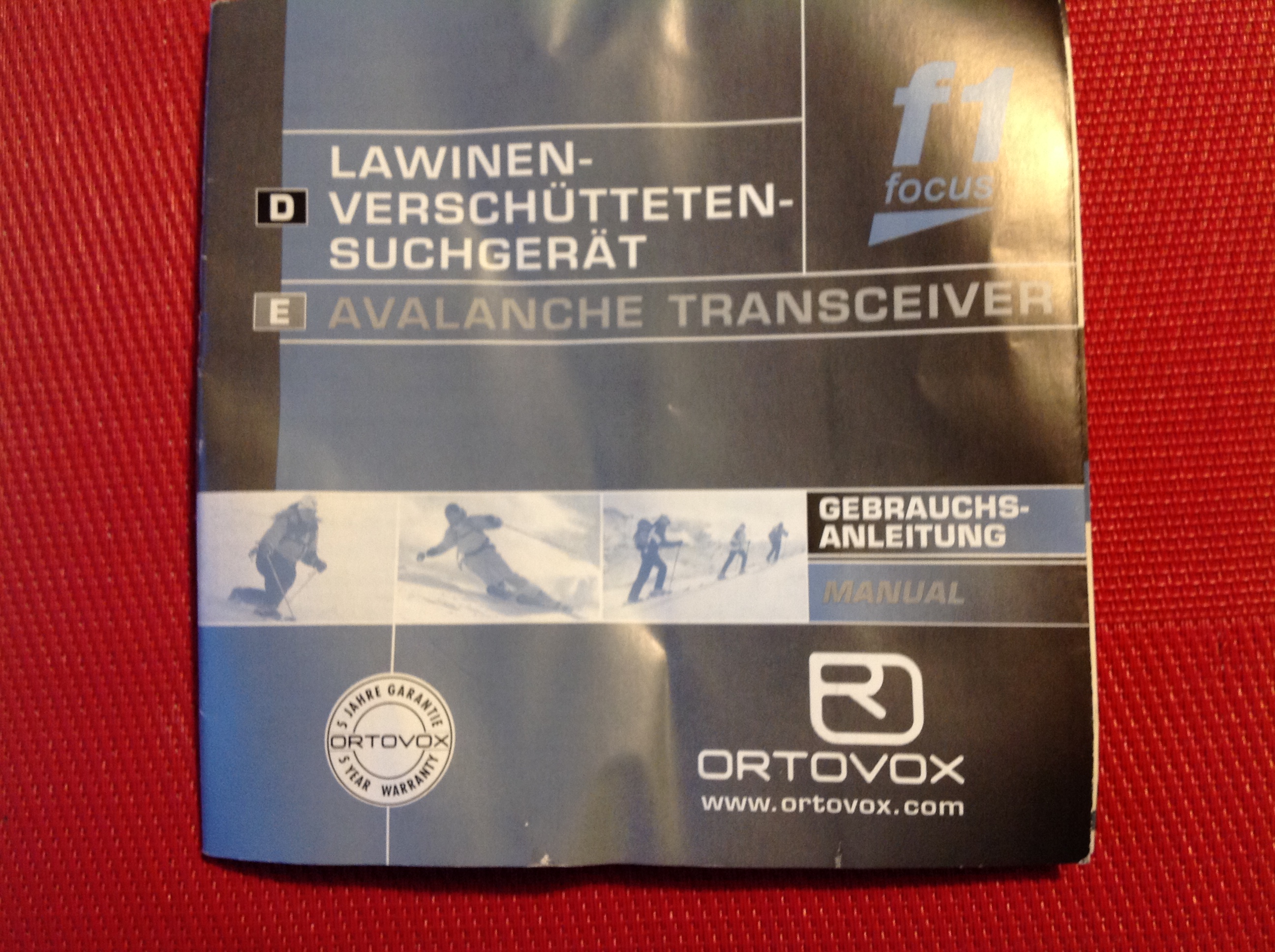 Lawinen-Verschütteten-Suchgerät Ortovox F1 Focus