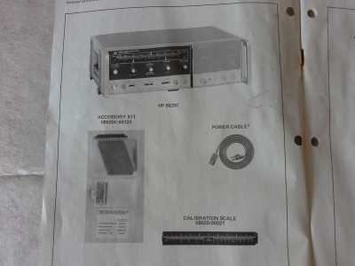 Hewlett Packard Sweep Oscillator 8620C