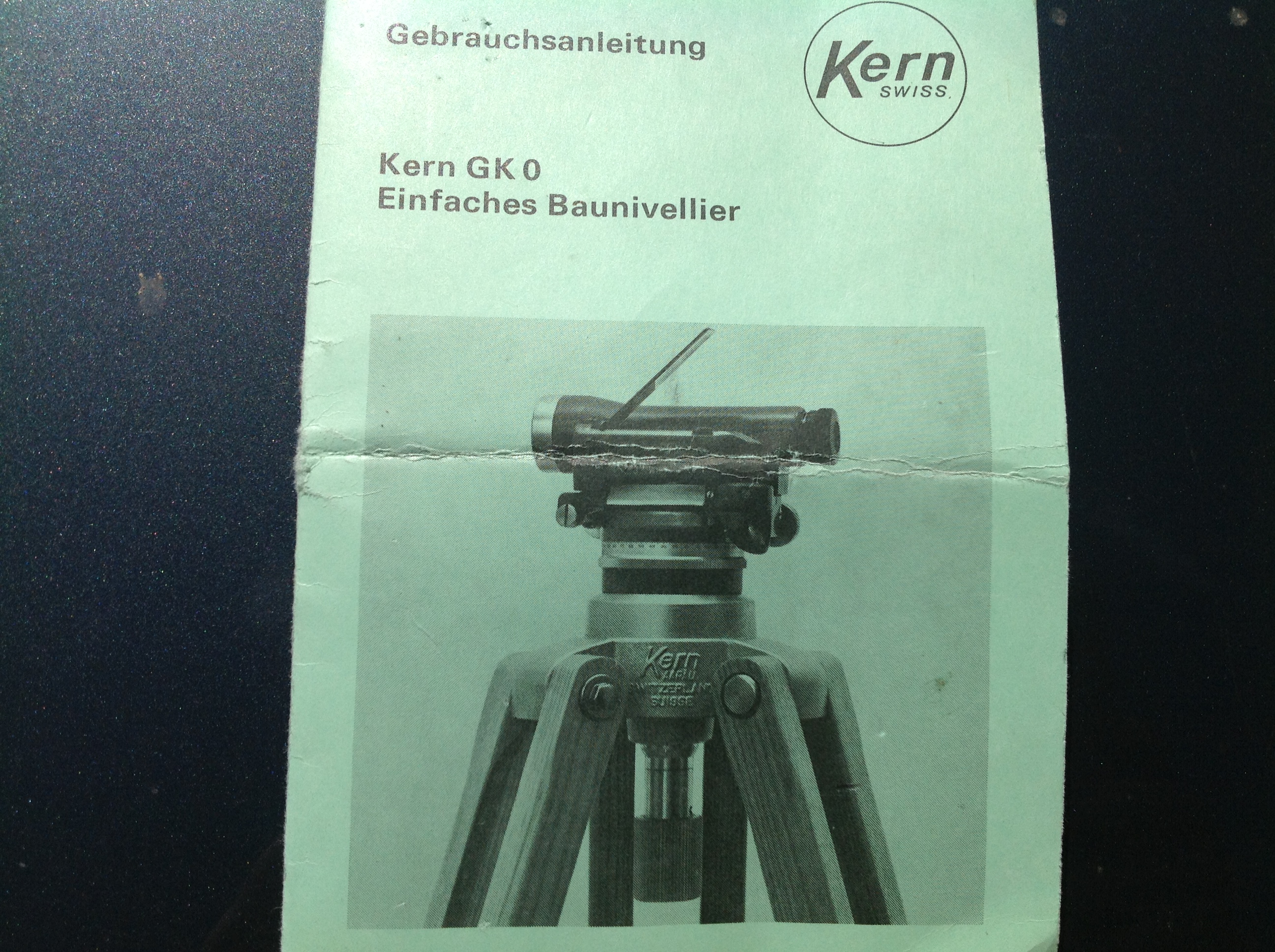 Kompensierungsausstattung für Luftfahrzeug BO-105 Nivelliergerät GkO Kern Aarau