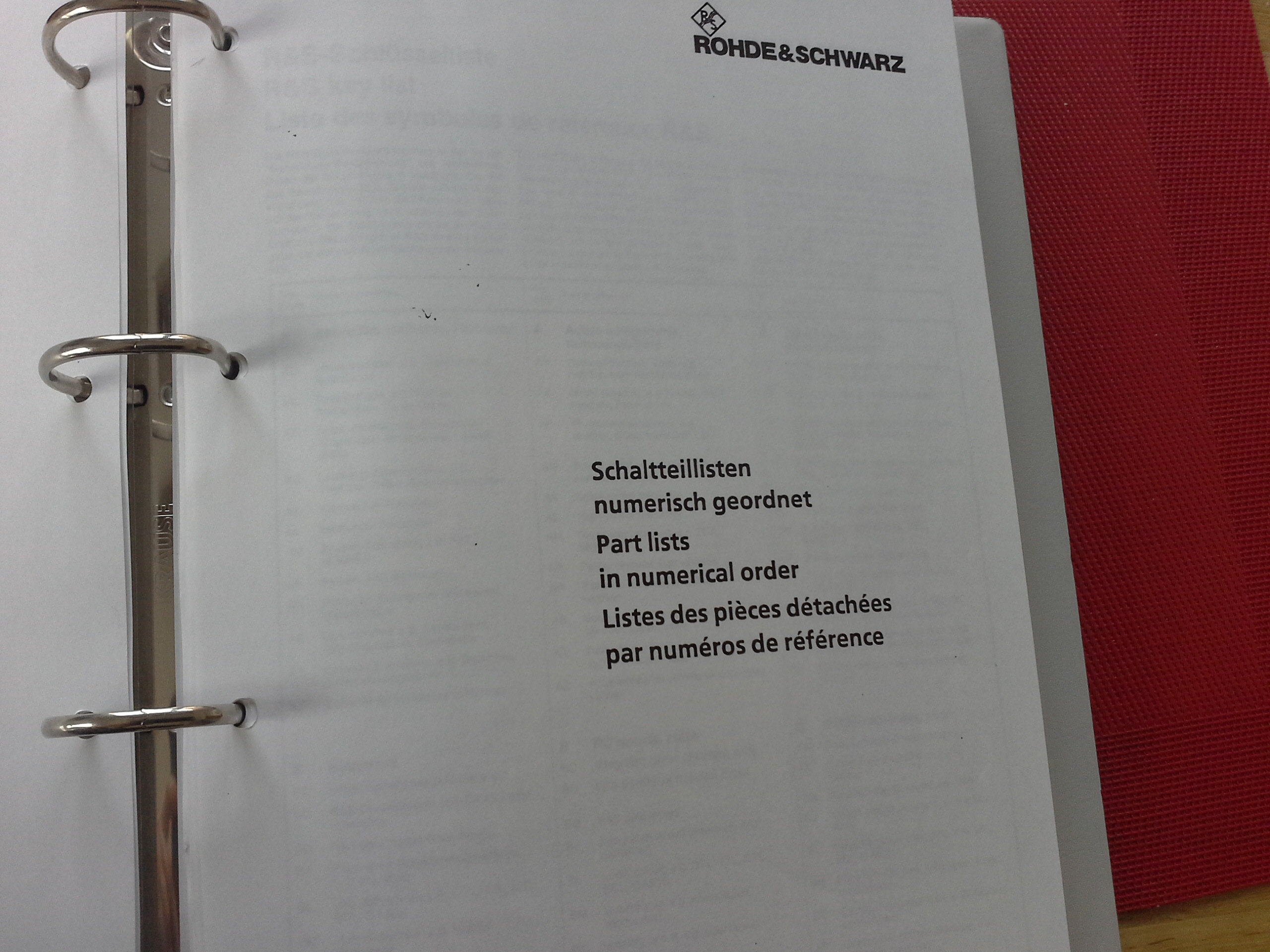 Rohde &amp; Schwarz Servicehandbuch für Messempfänger Typ ESH2 Teil 2
