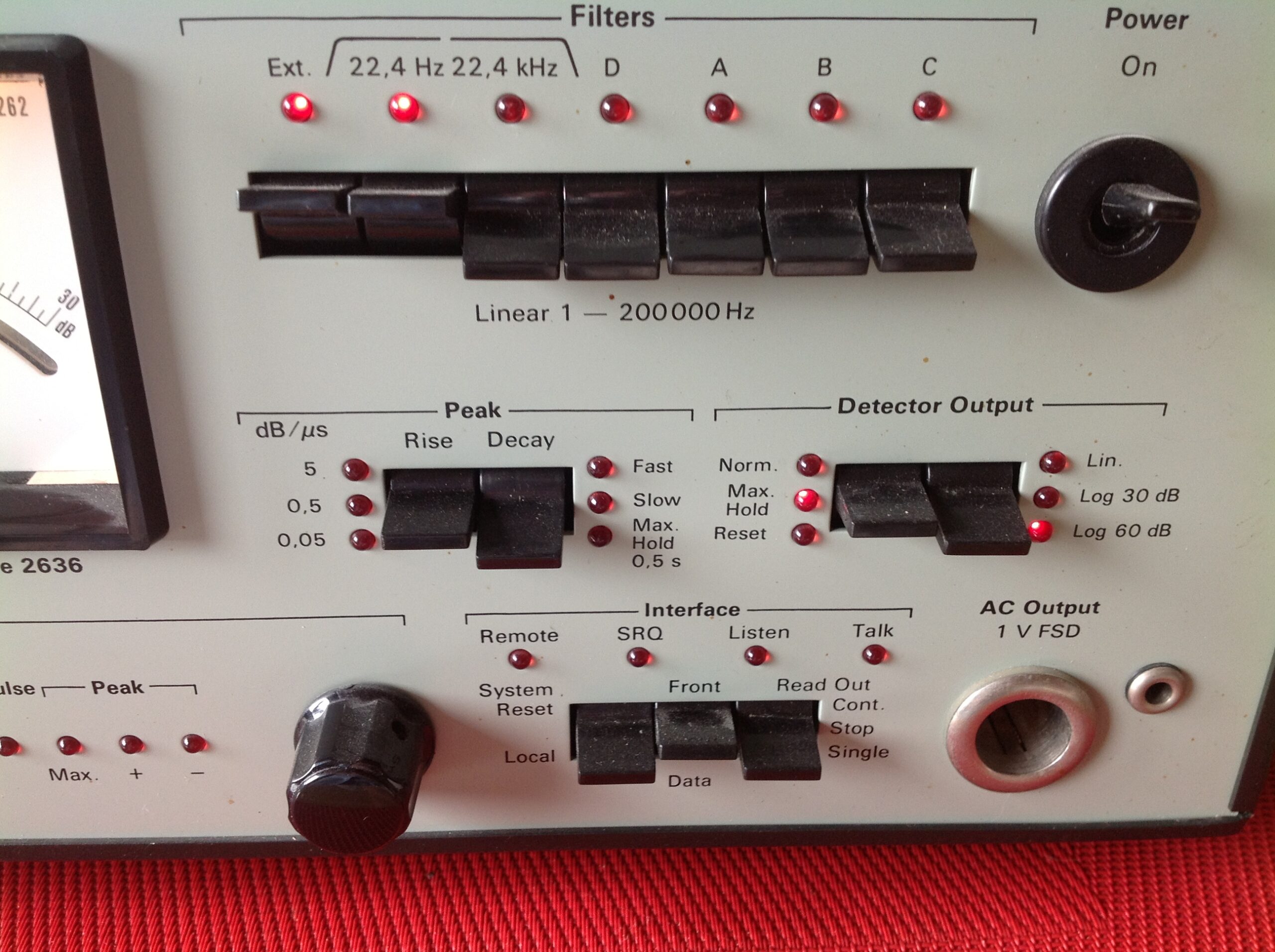 Brüel &amp; Kjaer Measuring Amplifier Type 2636