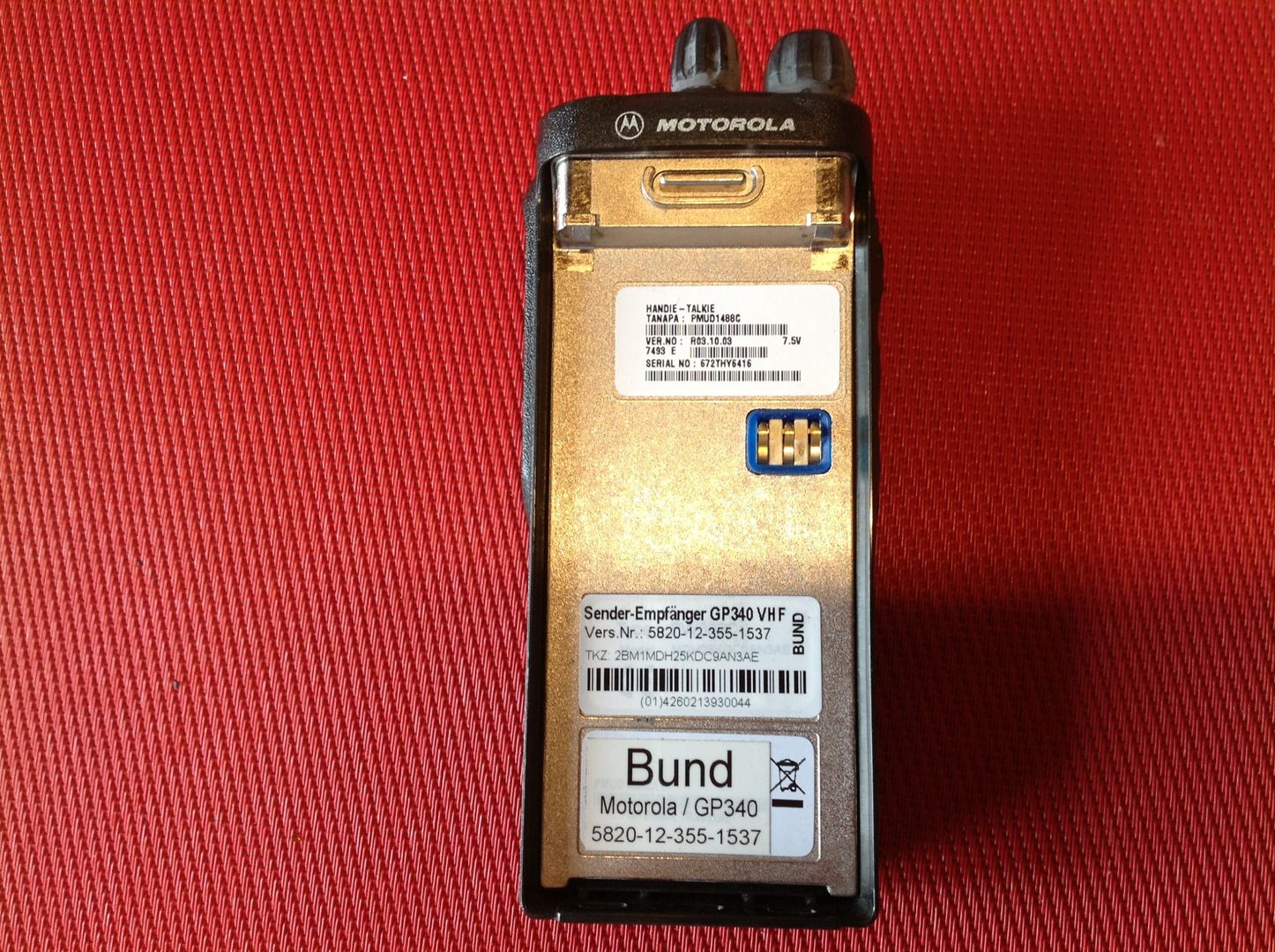 Handsprechfunkgerät Motorola GP 340