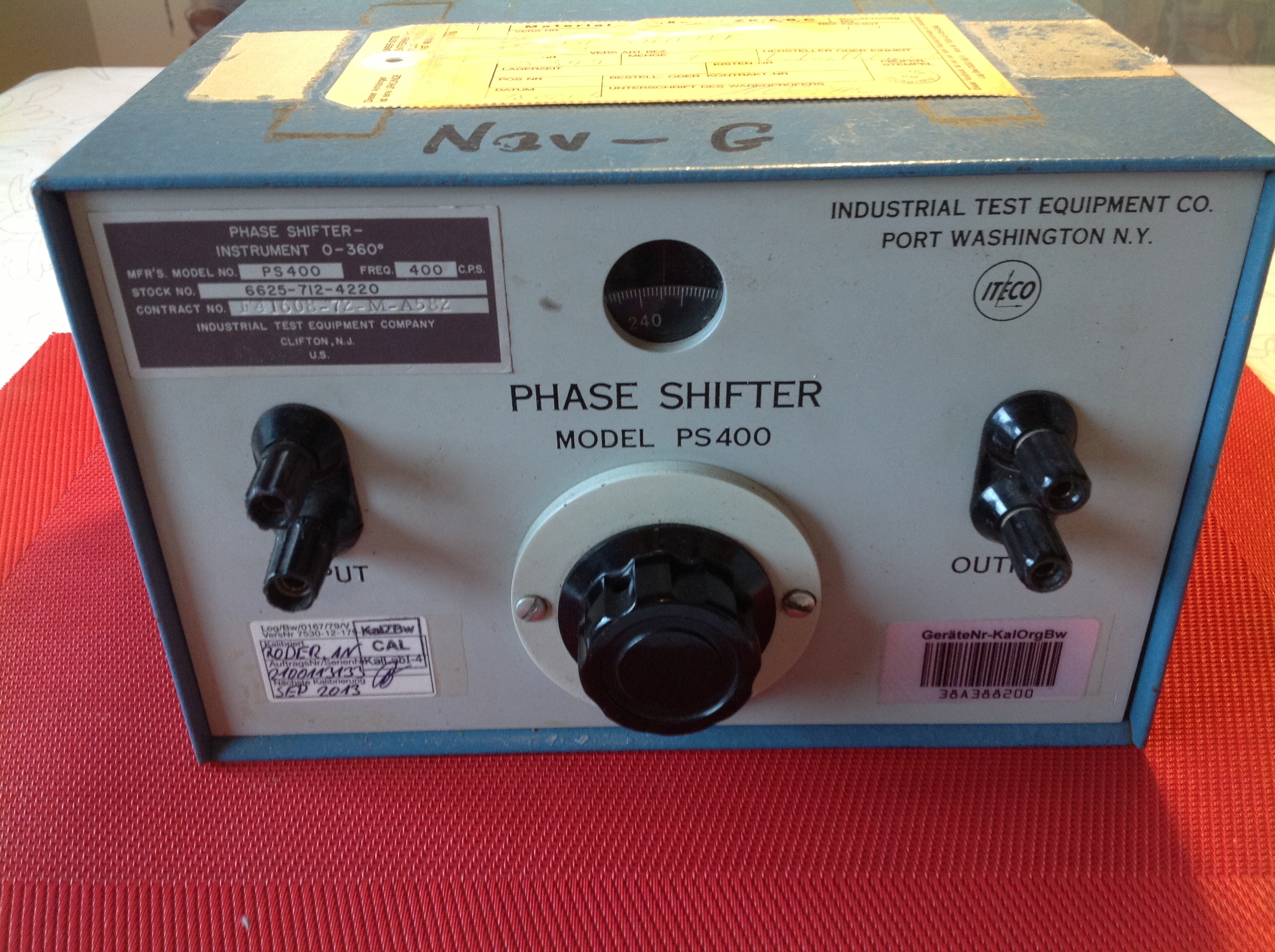Phase Shifter, Phasenschieber Mod. PS 400