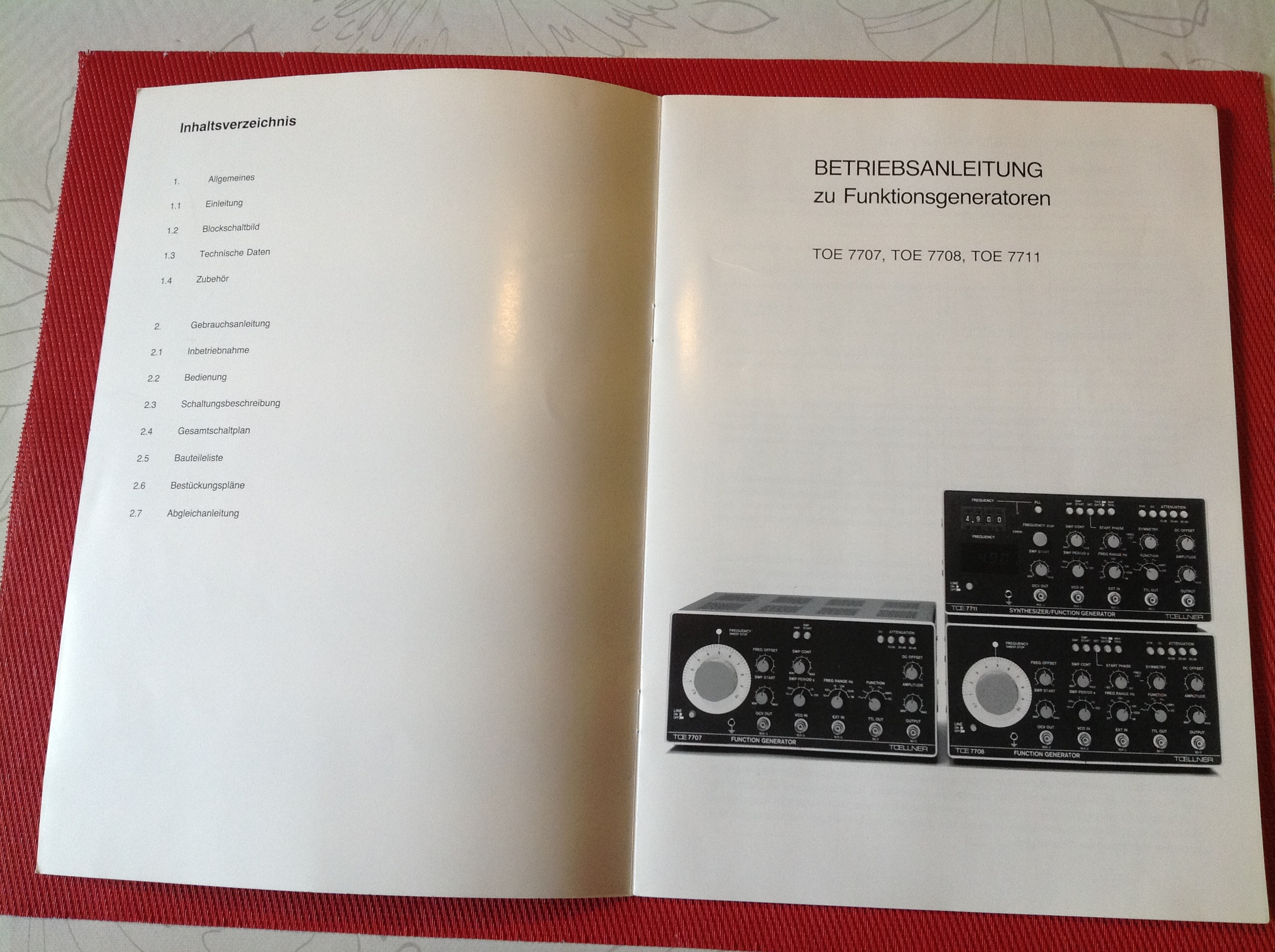 Funktionsgenerator Toellner TOE 7707