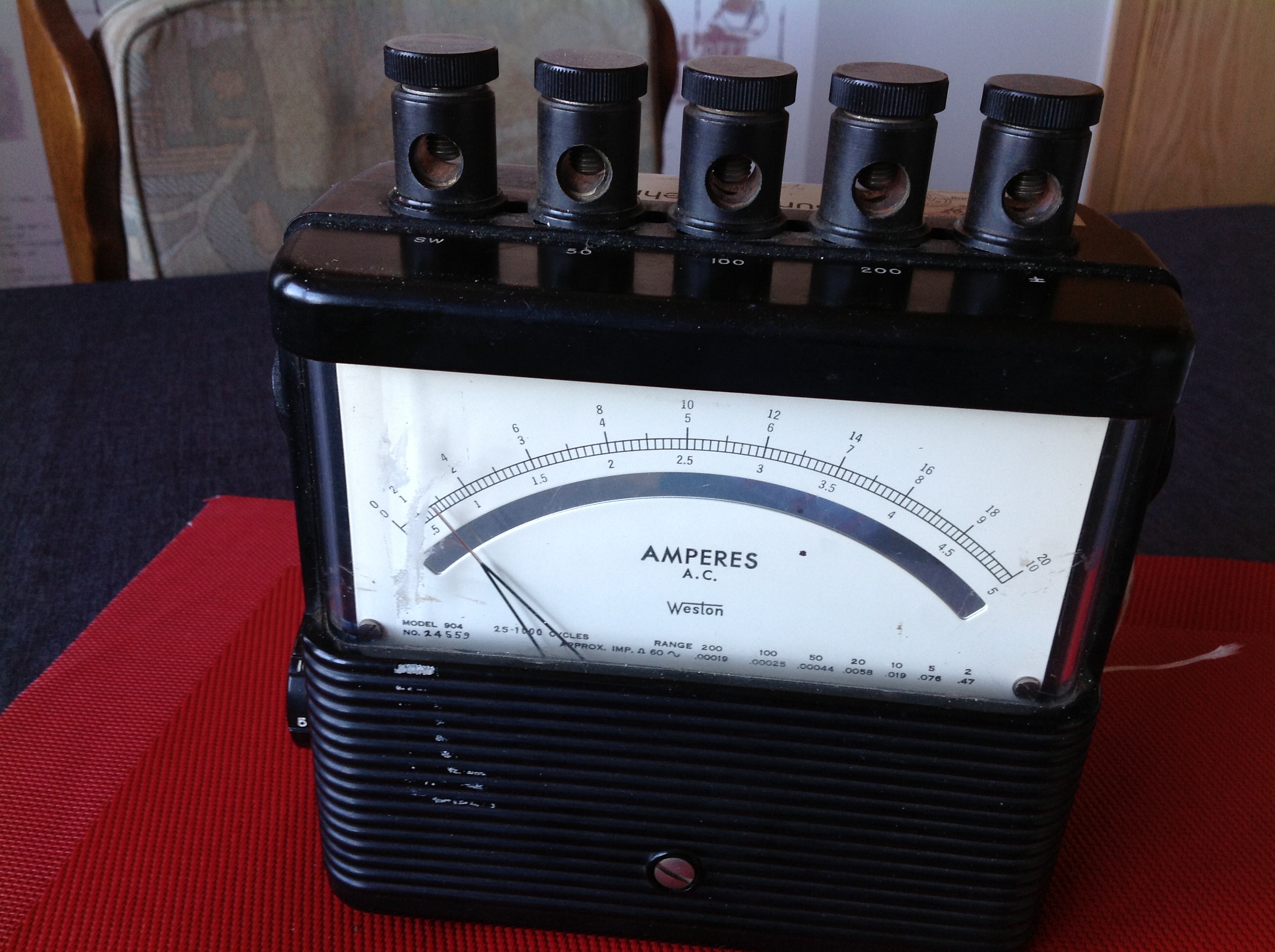 Weston Amperemeter A.C.
