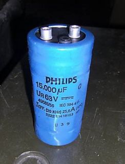 Kondensator Philips 6800µF UR 25V 20Khz 10A 70°C