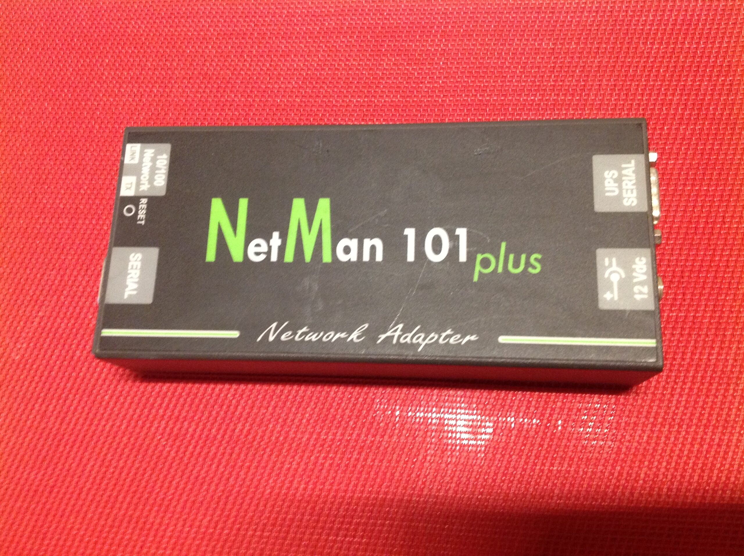 Network Adapter Net Man 101 plus für PC Notstromversorgung