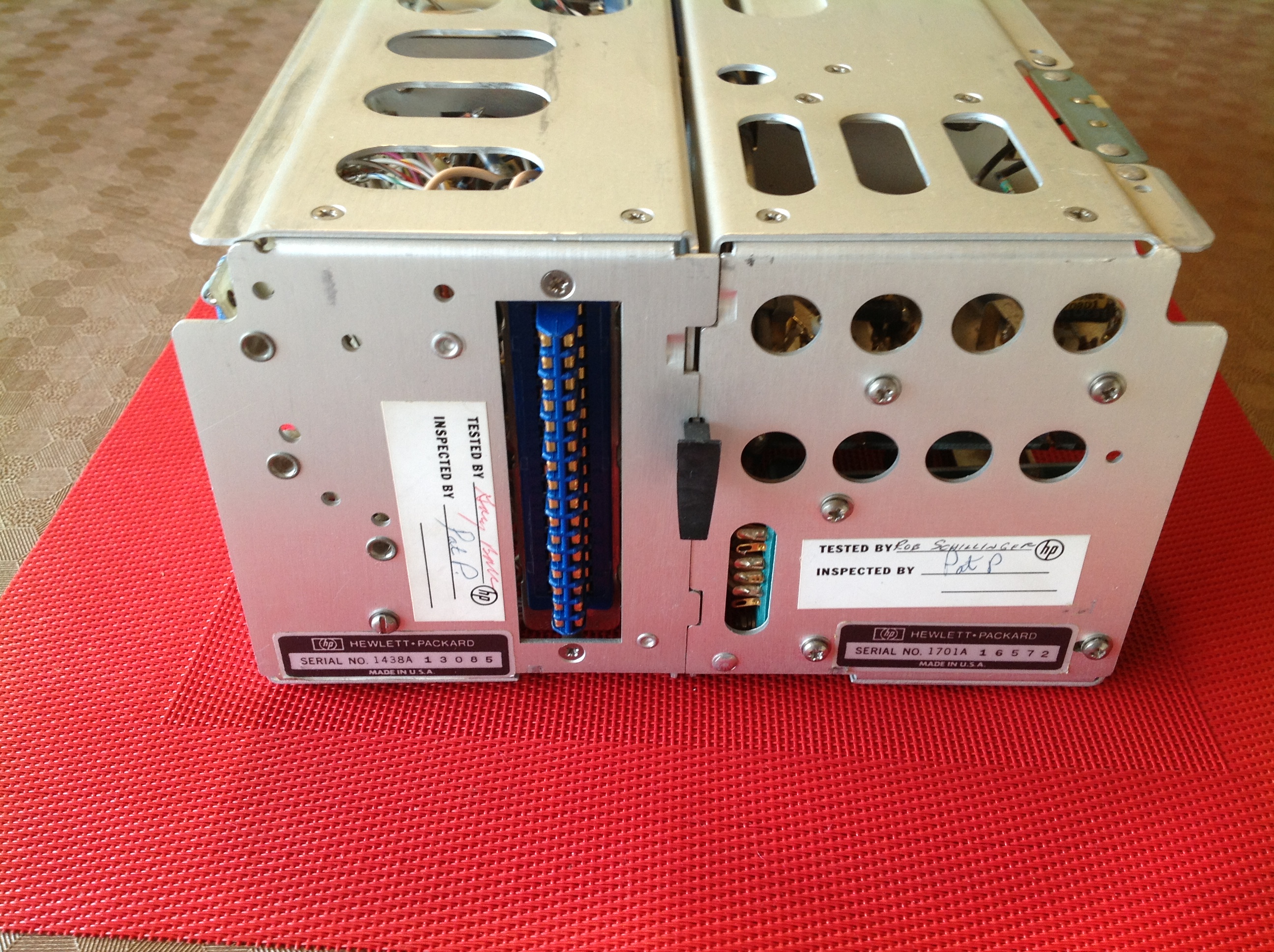 Hewlett Packard 1801A Dual Channel Vertical Amplifier (50MHz) + 1821A Time Base and Delay Generator