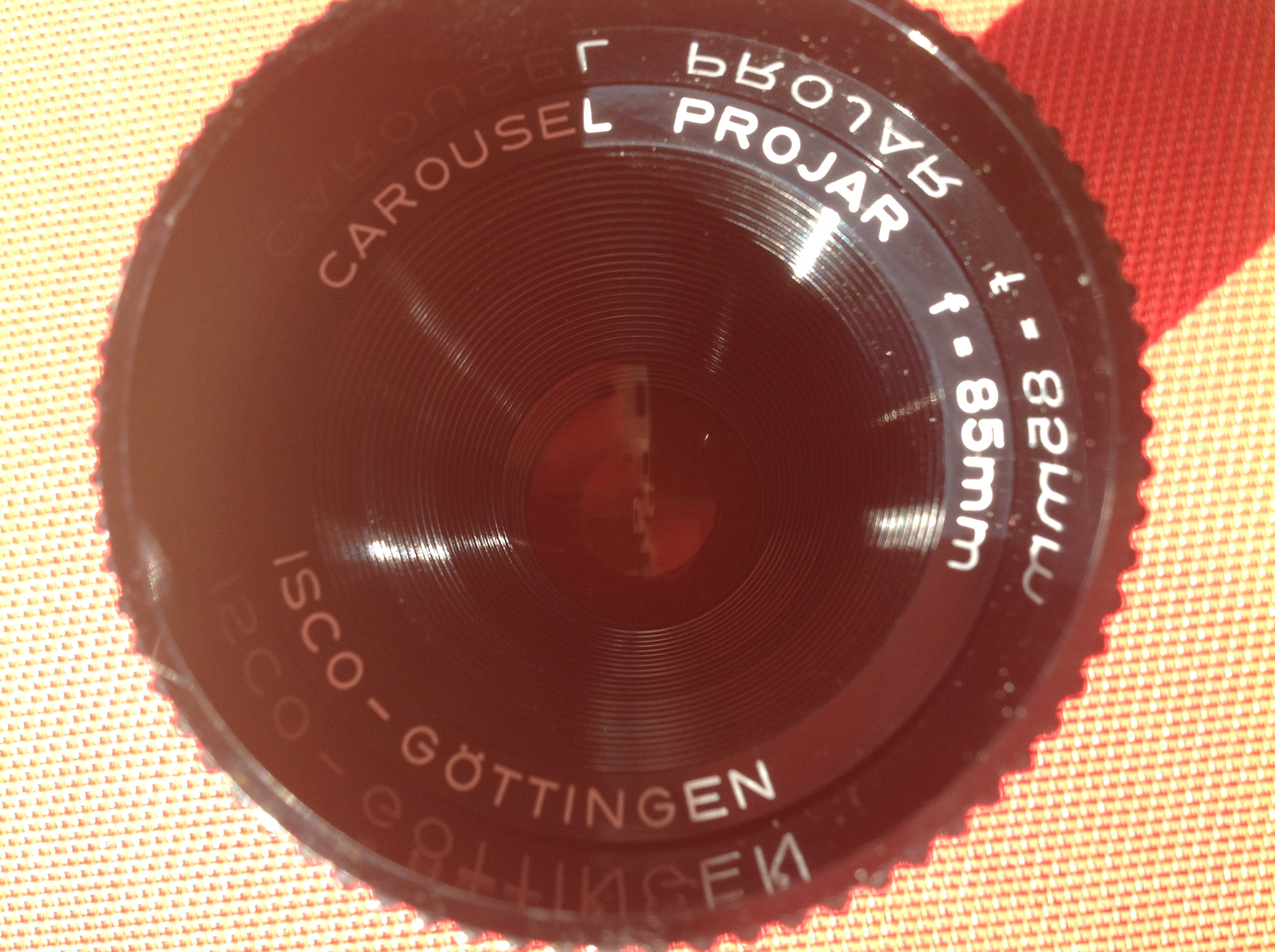 Kodak Objekiv Projar f=85 mm für Kodak Carousel S-AV 2000 Projektor