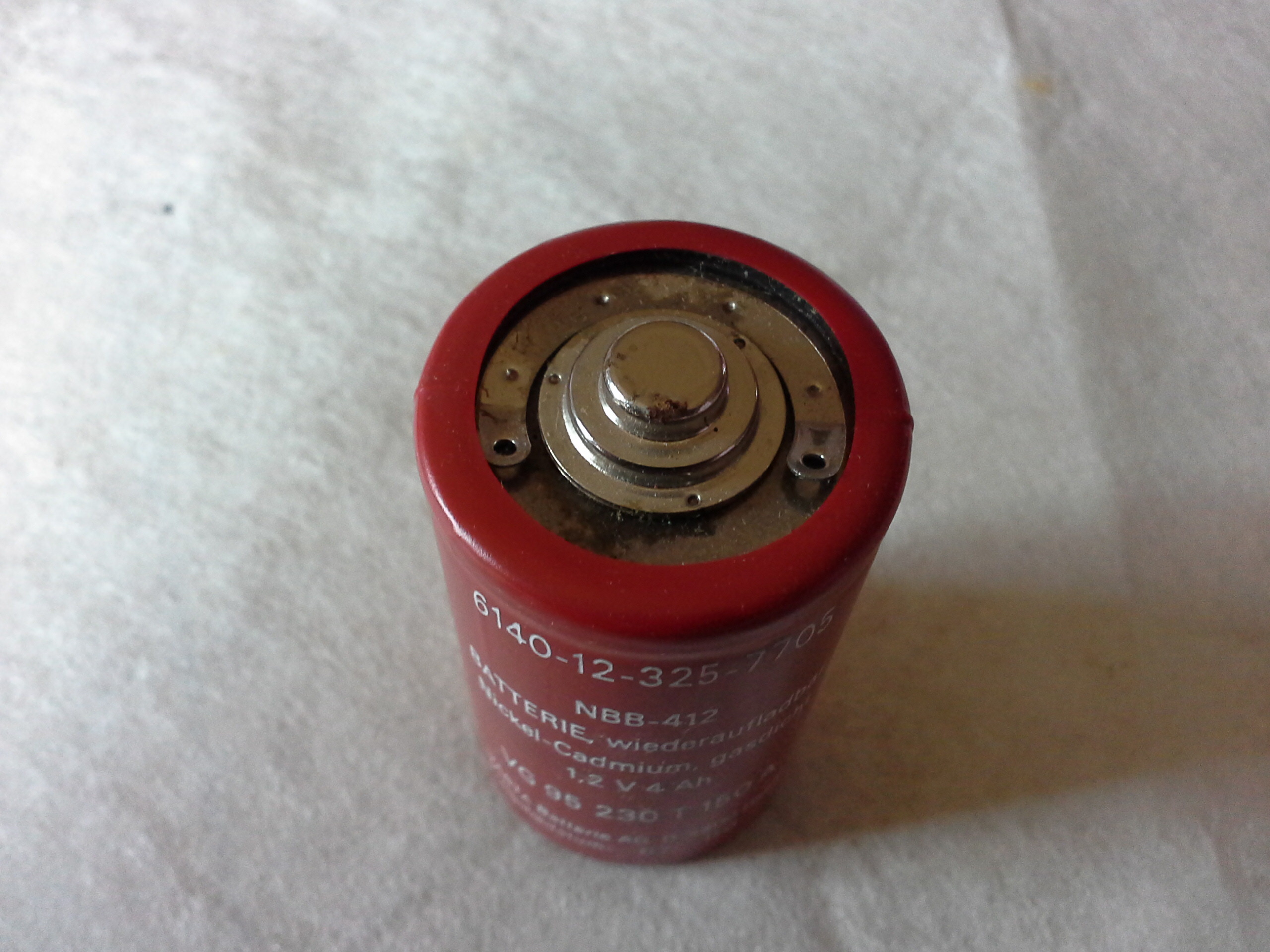 Wiederaufladbare Varta Batterie NBB 412 - 1,2V - 4 Ah