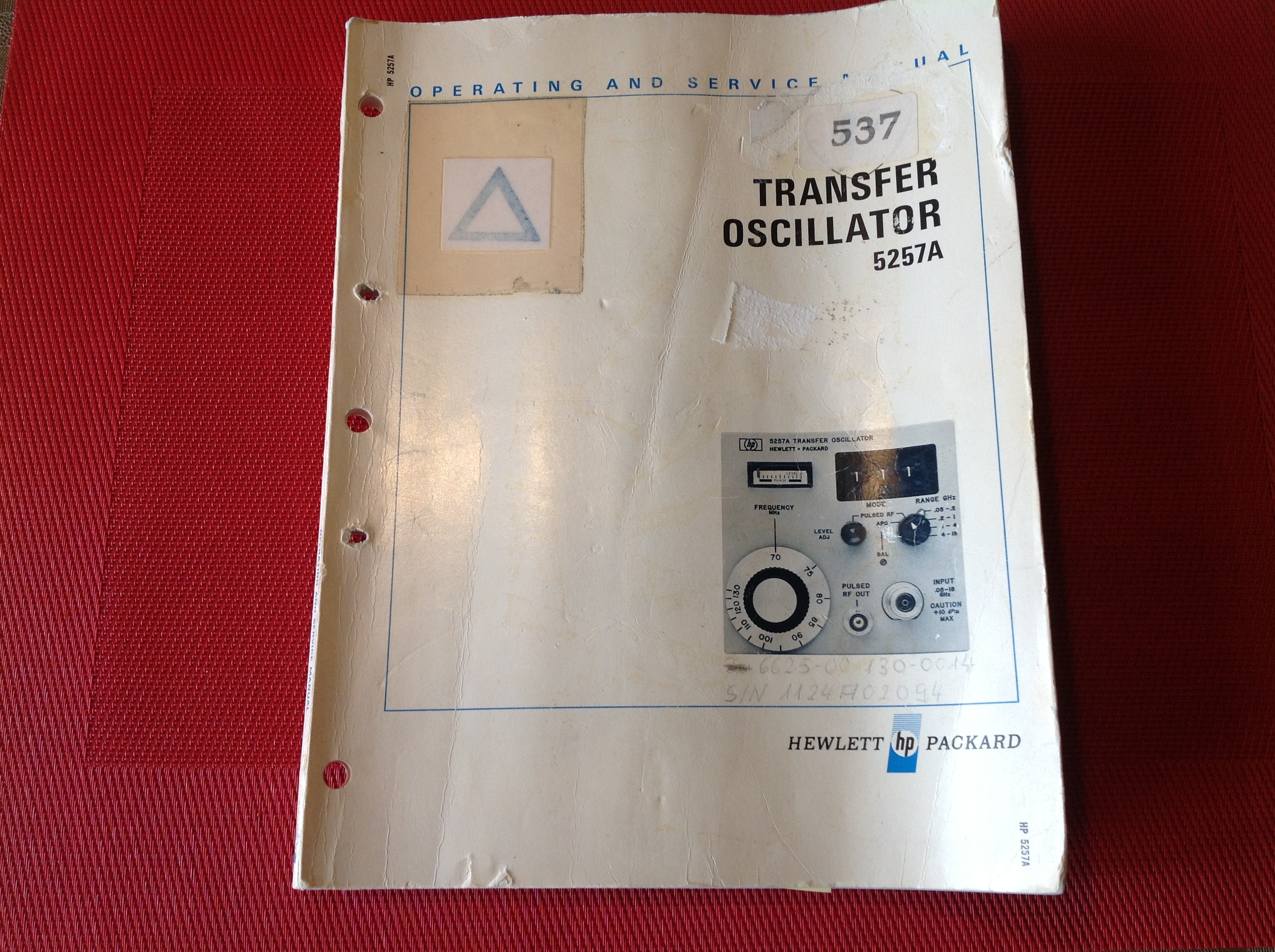Hewlett Packard Transferoszillator 5257 A