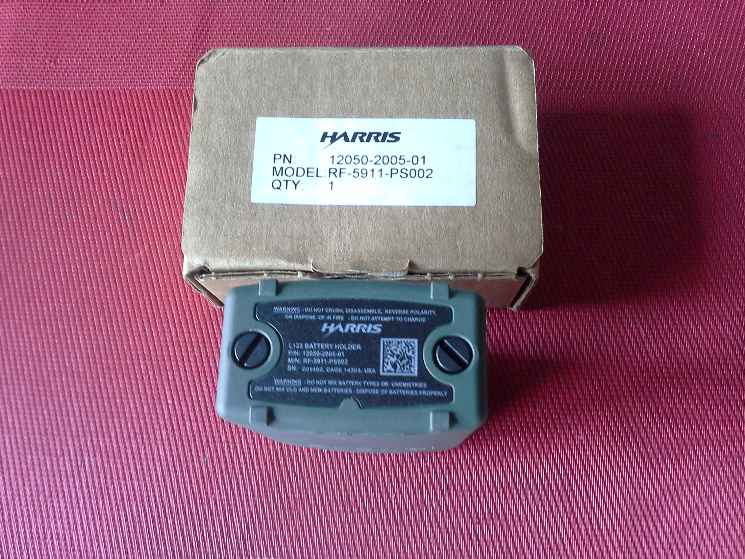Batteriebehälter, Harris Funkgerät PRC-152