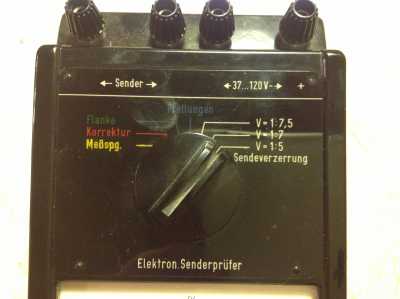 Elektronischer Senderprüfer Typ TM 64