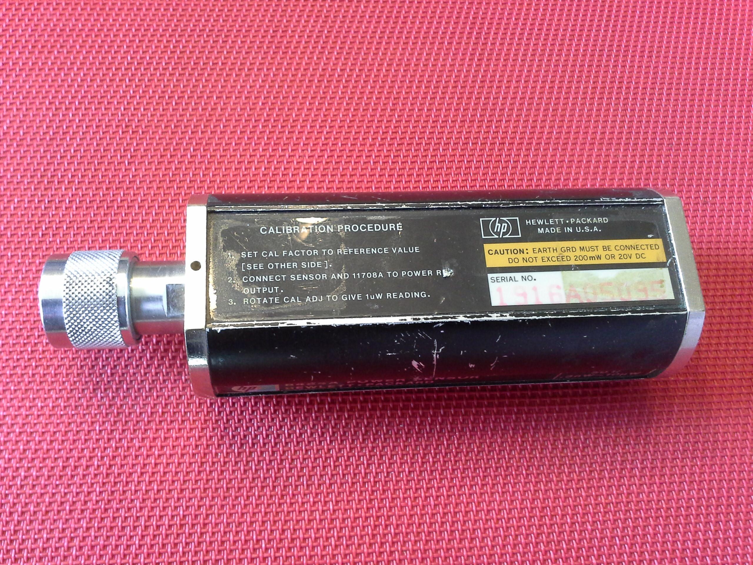 Hewlett Packard 8484A - Power Sensor