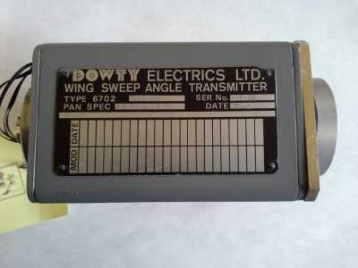 Dowty Electrics Tragflächenpfeilungswinkel Sender Typ 6702
