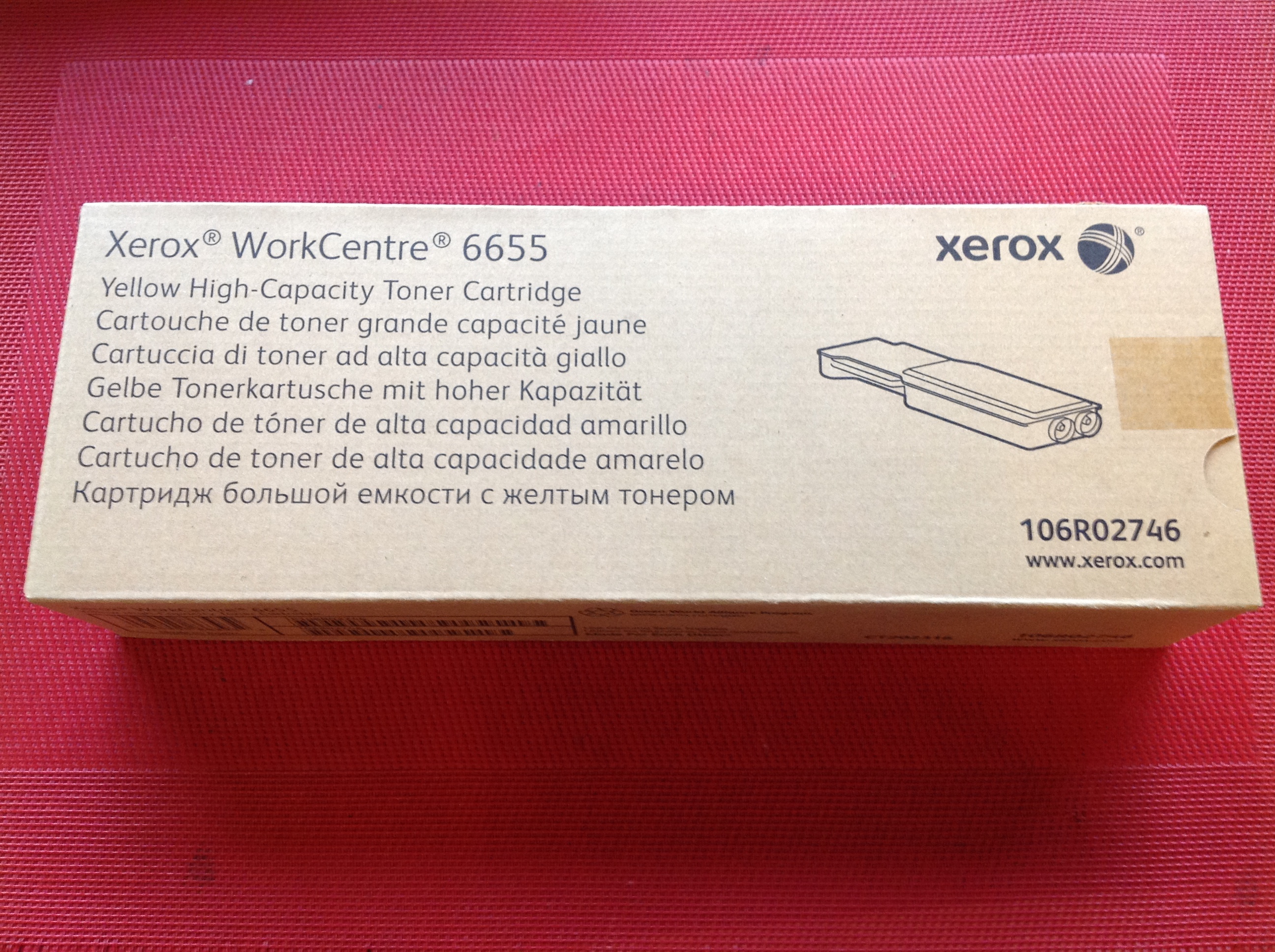 Xerox 106R02745 WorkCentre, Magenta Toner 