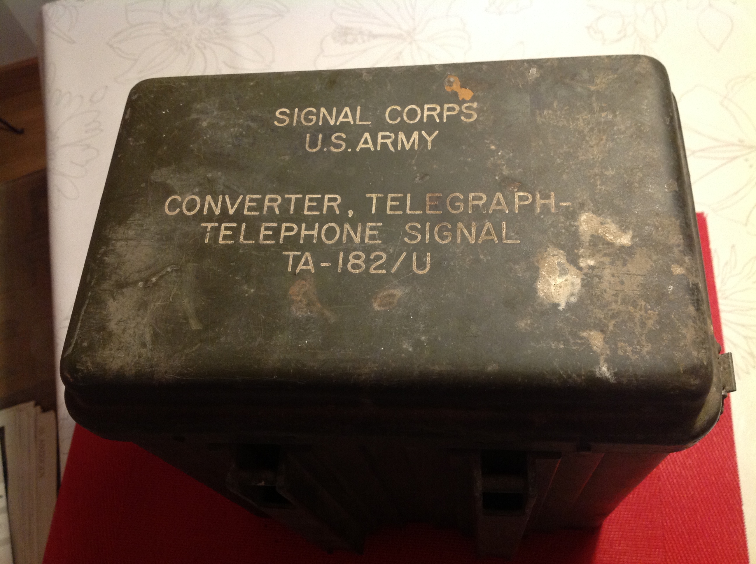 Telegraph-Telephone Converter TA-182/U Signal Corps U.S. Army