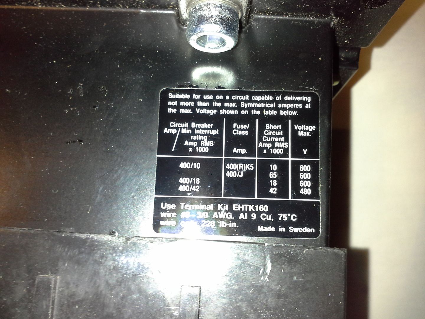 ABB Generator EH-160 ABB Generator EH-160