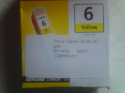 Canon 6 Yellow BCI-6Y
