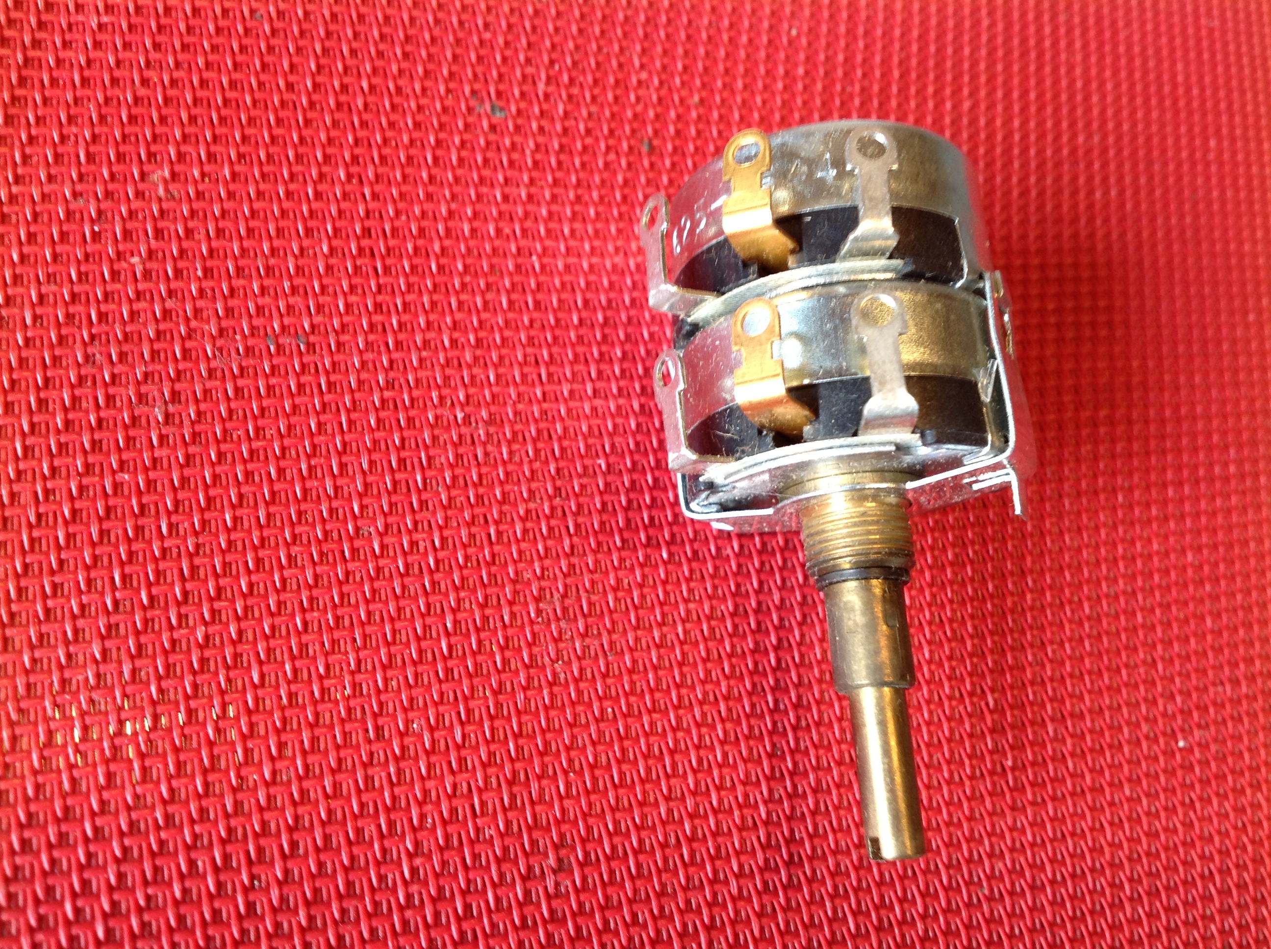 Potientiometer, Resistor, Drehwiderstand, kombiniert, 10 Ohm + 100 Ohm