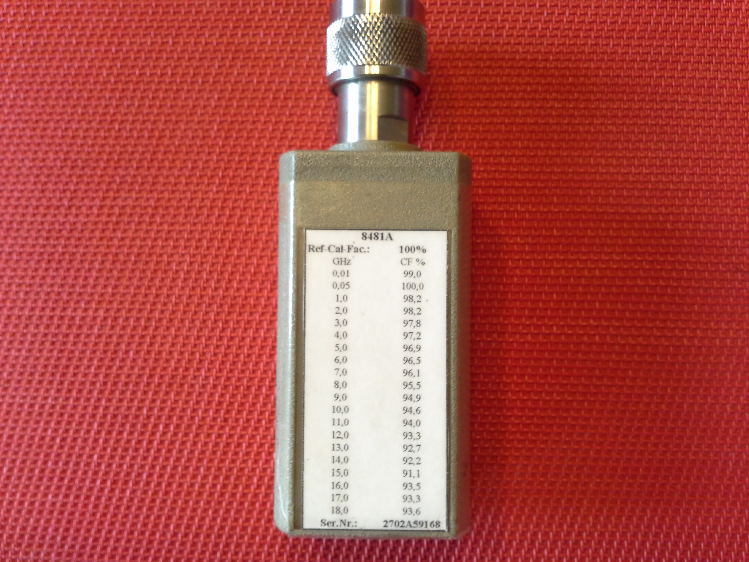 Hewlett Packard 8481A - Power Sensor