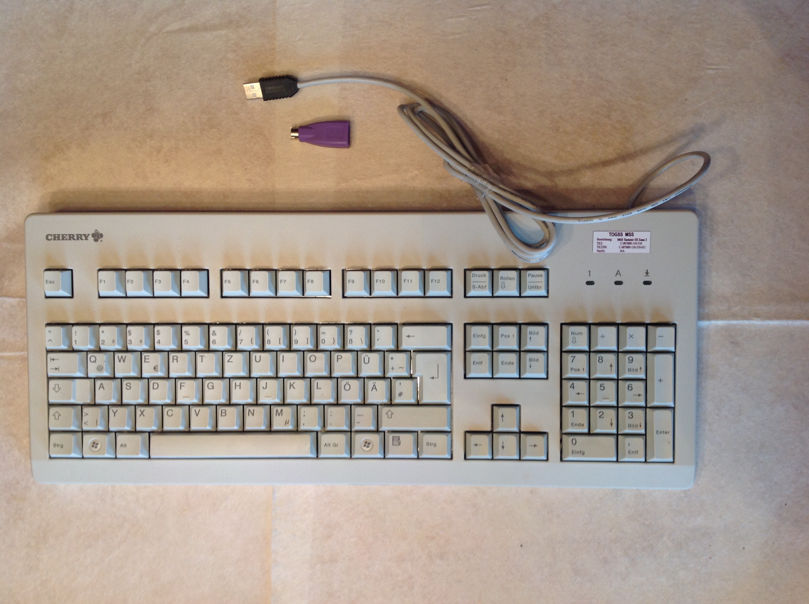 Tastatur Cherry G81 MY3000 USB