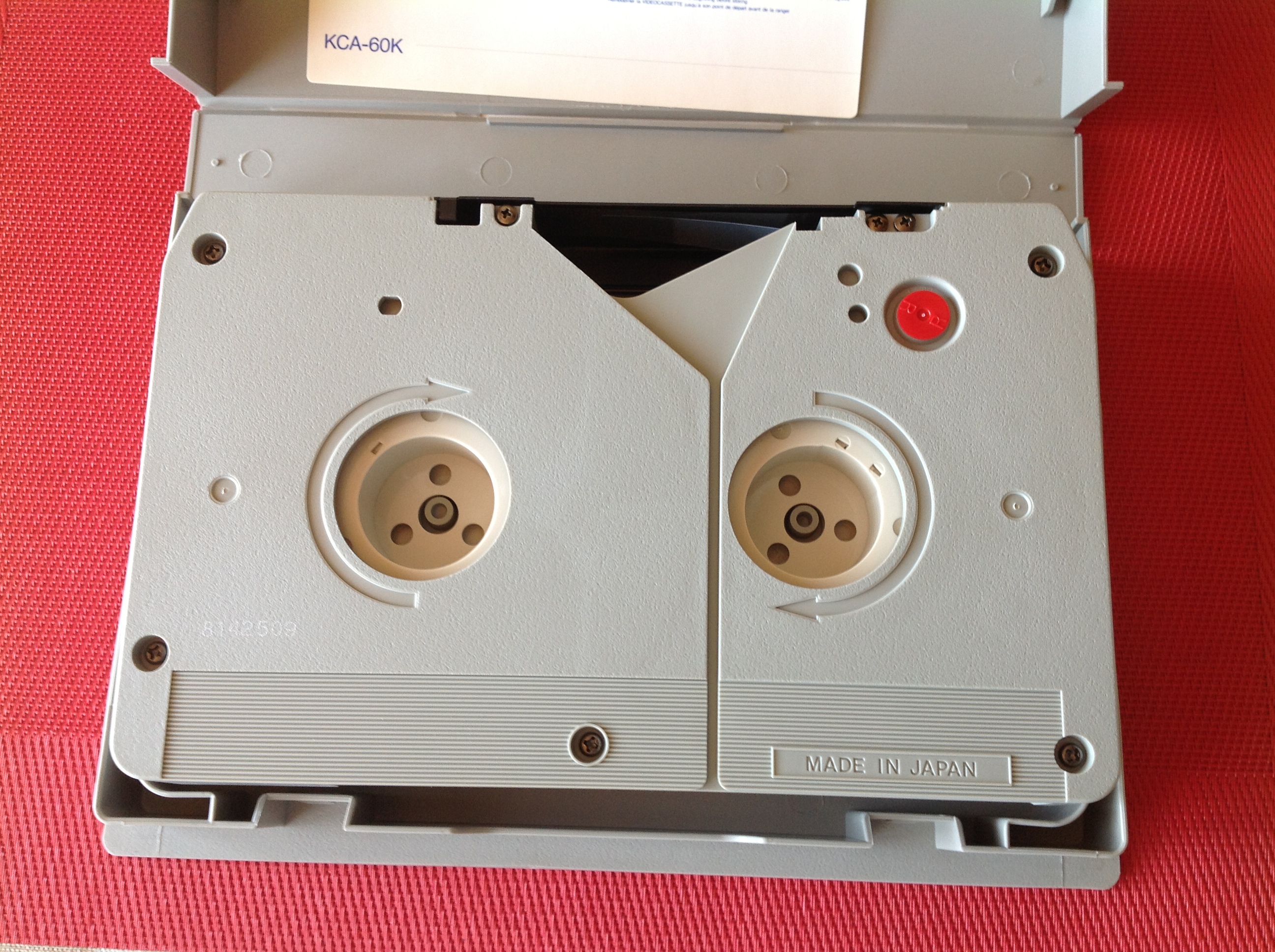 Sony Video Cassette KCA-60K U-matic