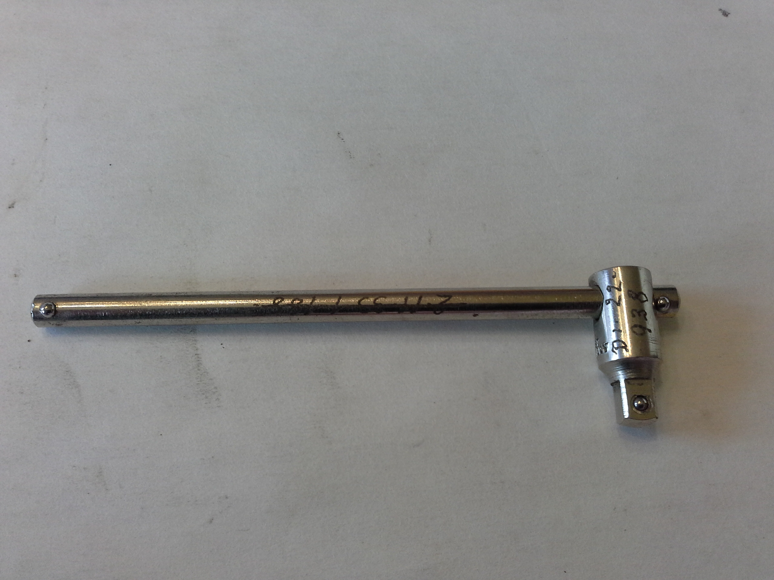 Steckschlüssel-Knebelschlüssel ¼ Zoll - Länge 125 mm
