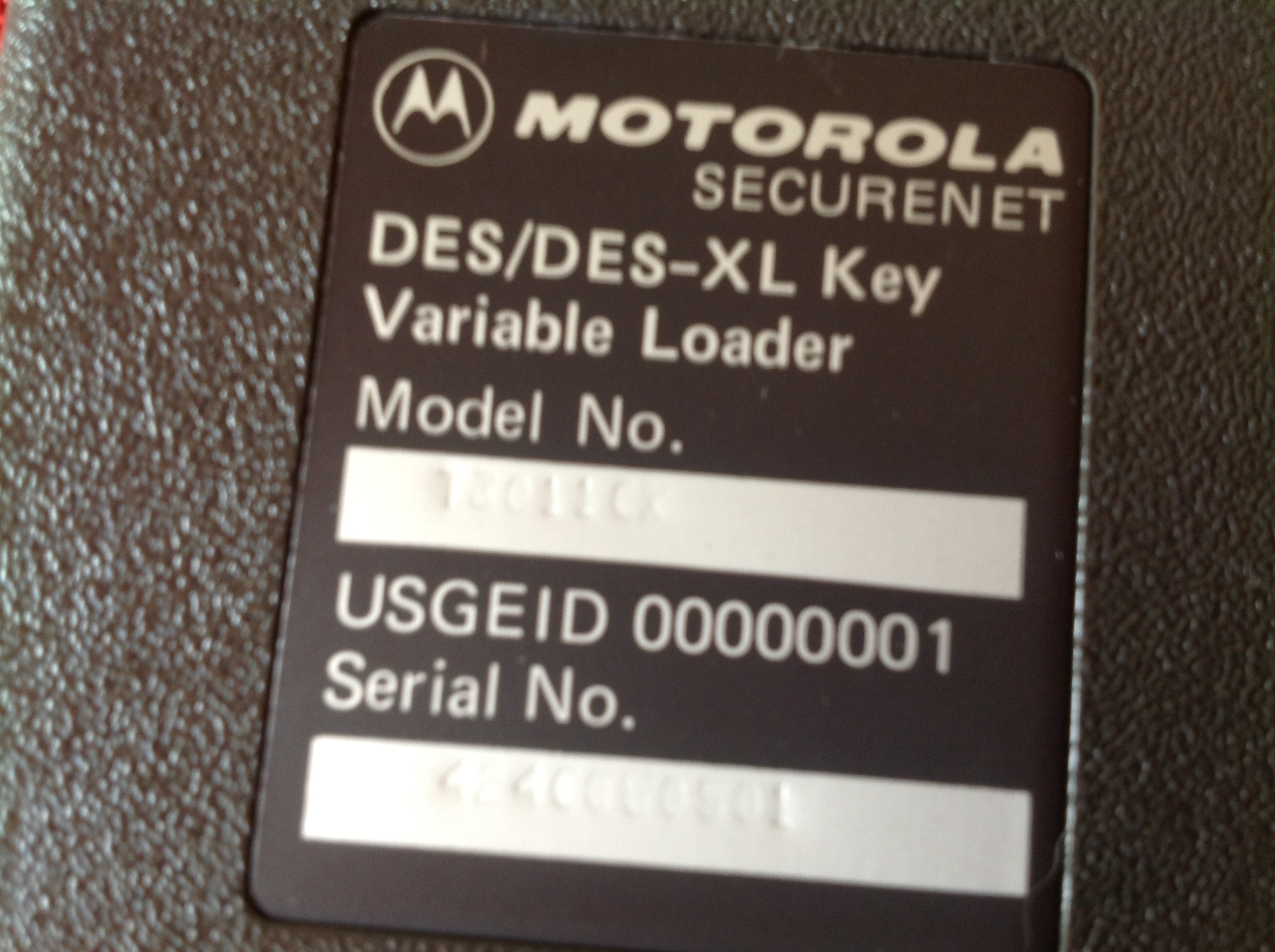 Motorola Key Variable Loader-Schlüssel Eingabegerät T3011CX KVL Krypto