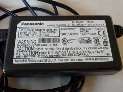 Panasonic AC Adapter CF-AA1639A