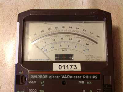 Philips V-A-R-meter Multimeter PM 2505