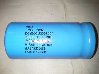 Kondensator Type DCM 9000MF-50VDC