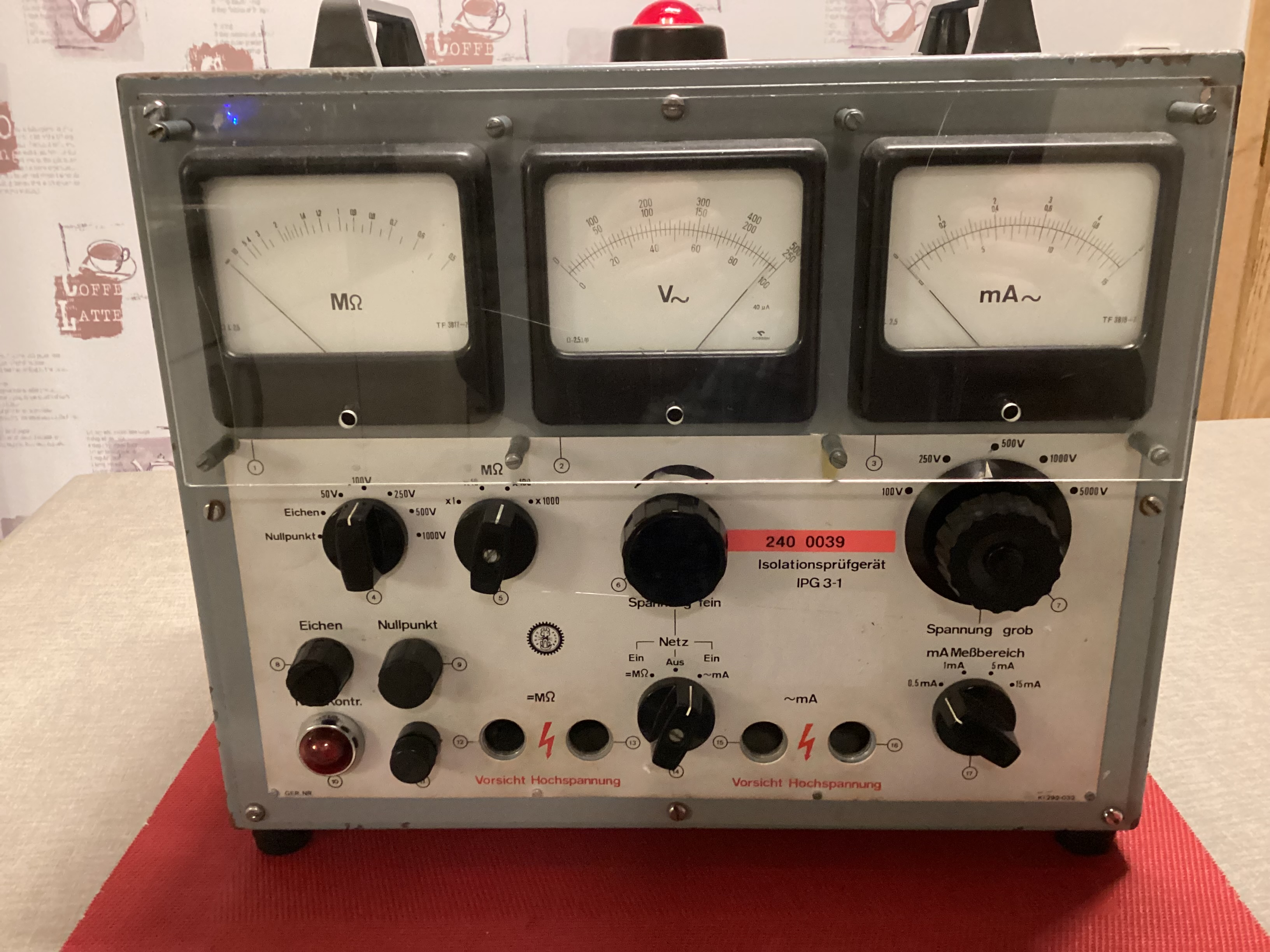 Test Fuchs, Isolations-Prüfgerät Type IPG 3-1