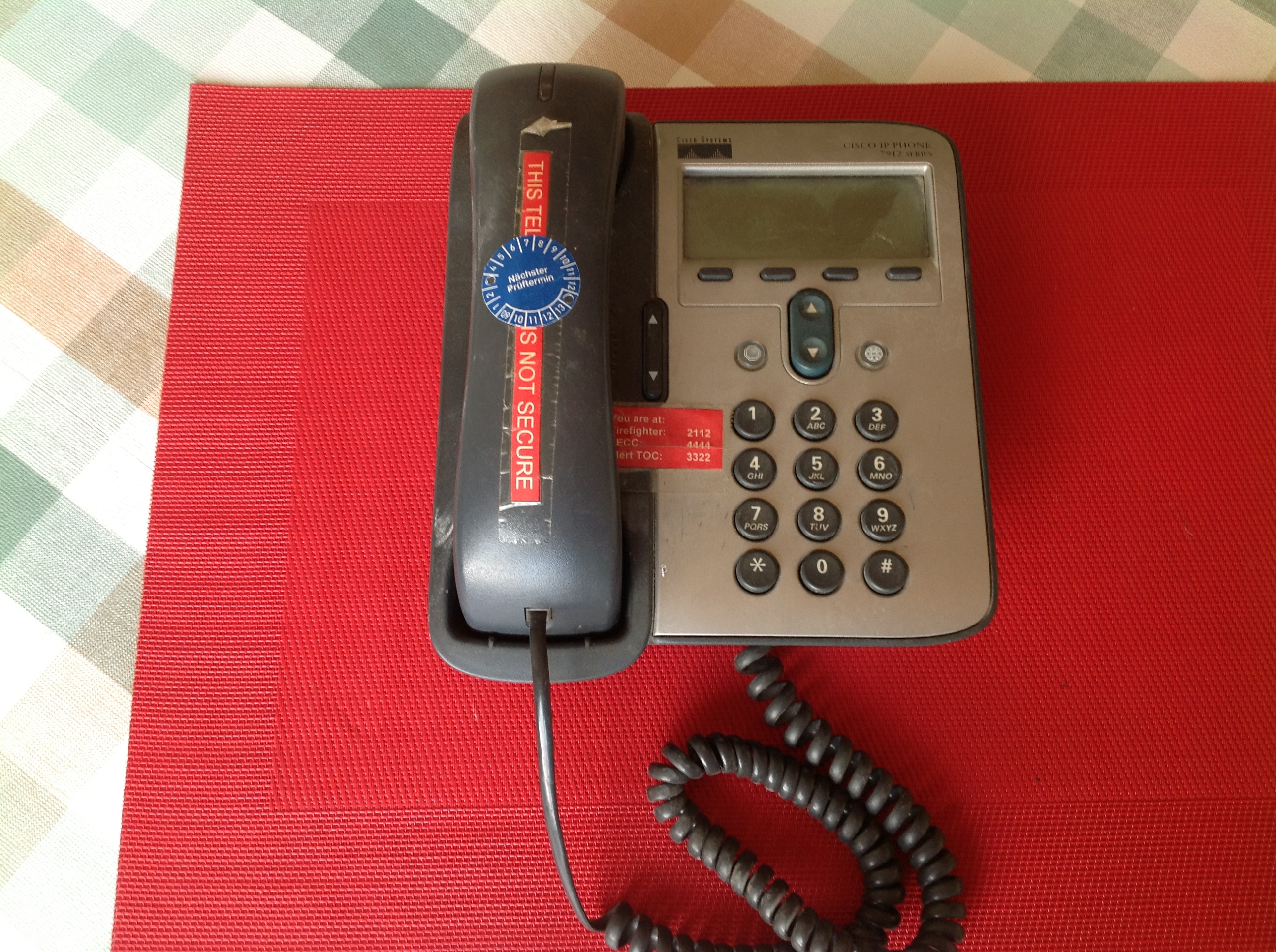 Telefon Cisco Systems Cisco IP Phone 7912 Series CP-7912G