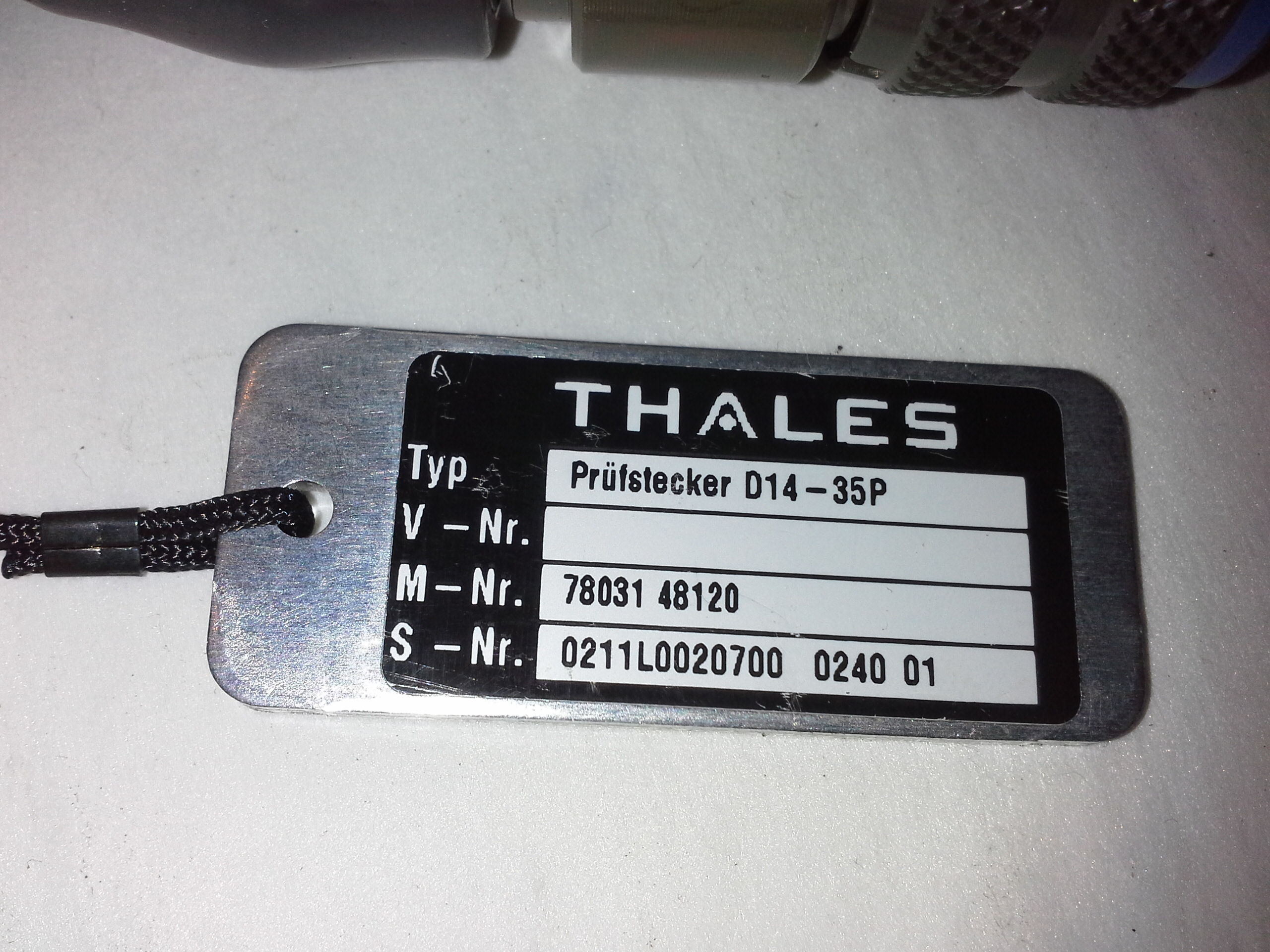 Thales Prüfstecker D14 - 35P