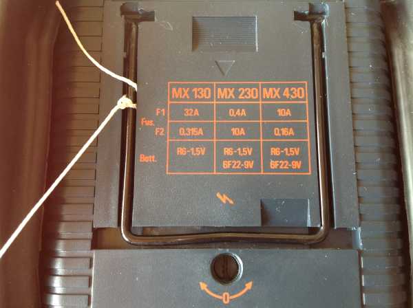 Multimeter-Voltmeter Metrix MX 230