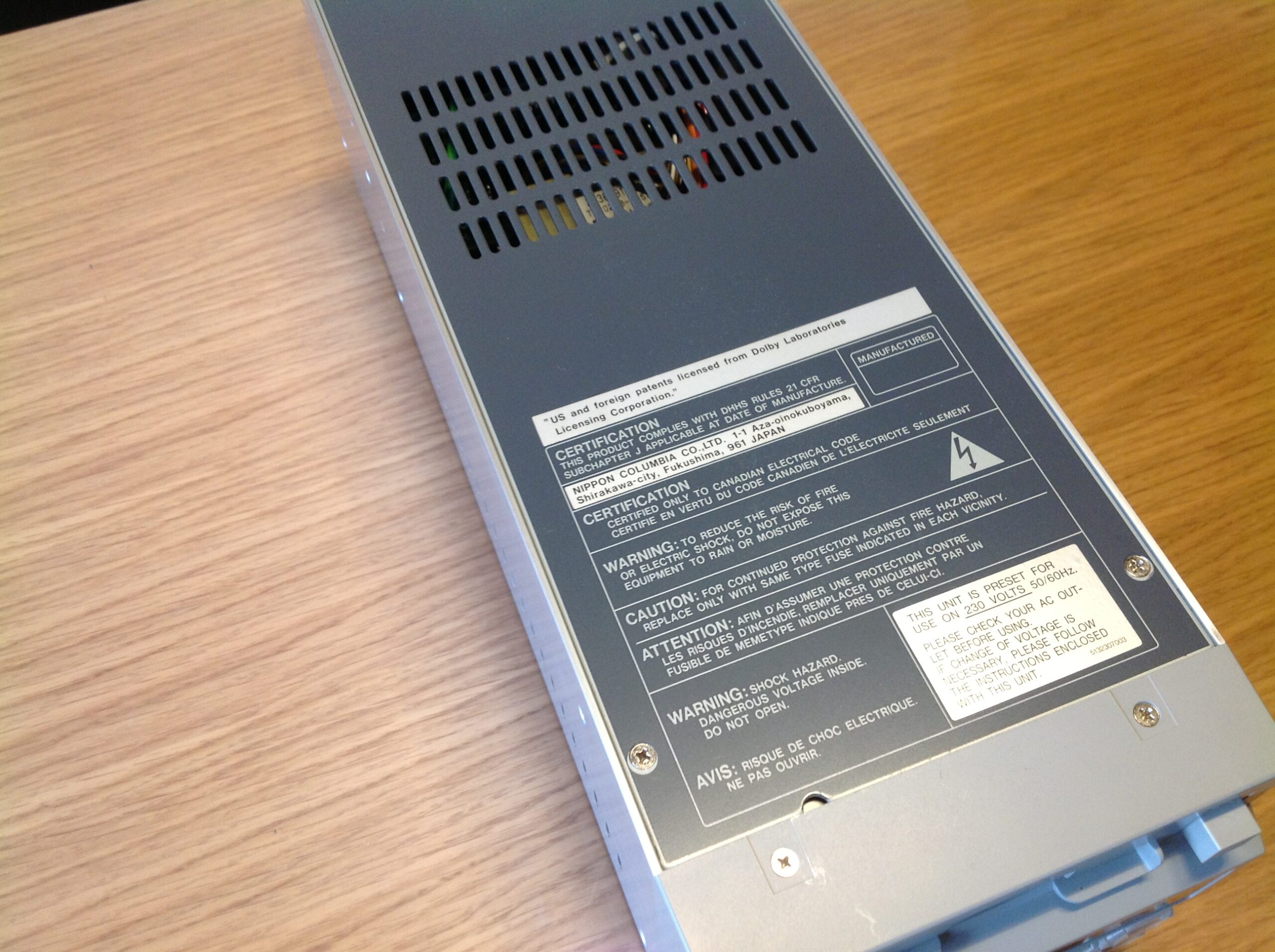 Denon Mini Disk MD Card Recorder DN-990R