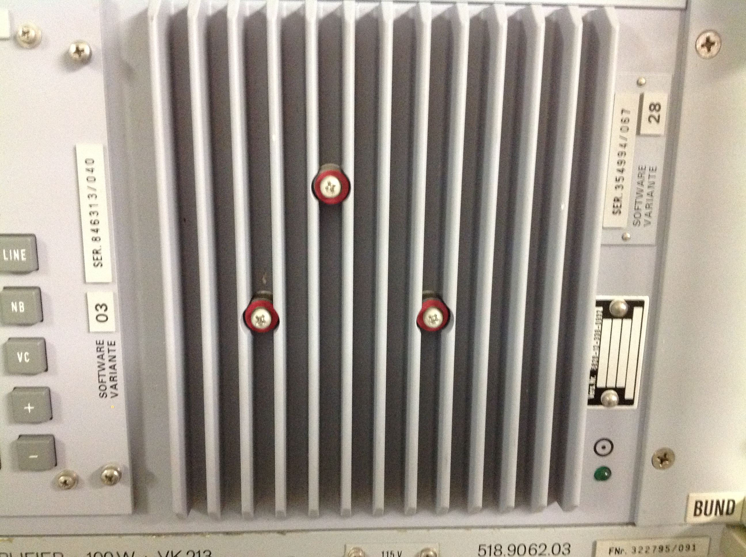 HF-Sender/ Empfangsanlage Rohde & Schwarz XK 852 150 W HF-Sender/ Empfangsanlage Rohde & Schwarz XK 852 150 W