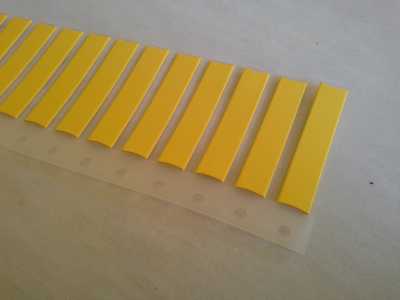 Raychem Markierungshülsen gelb 10 x 50 mm